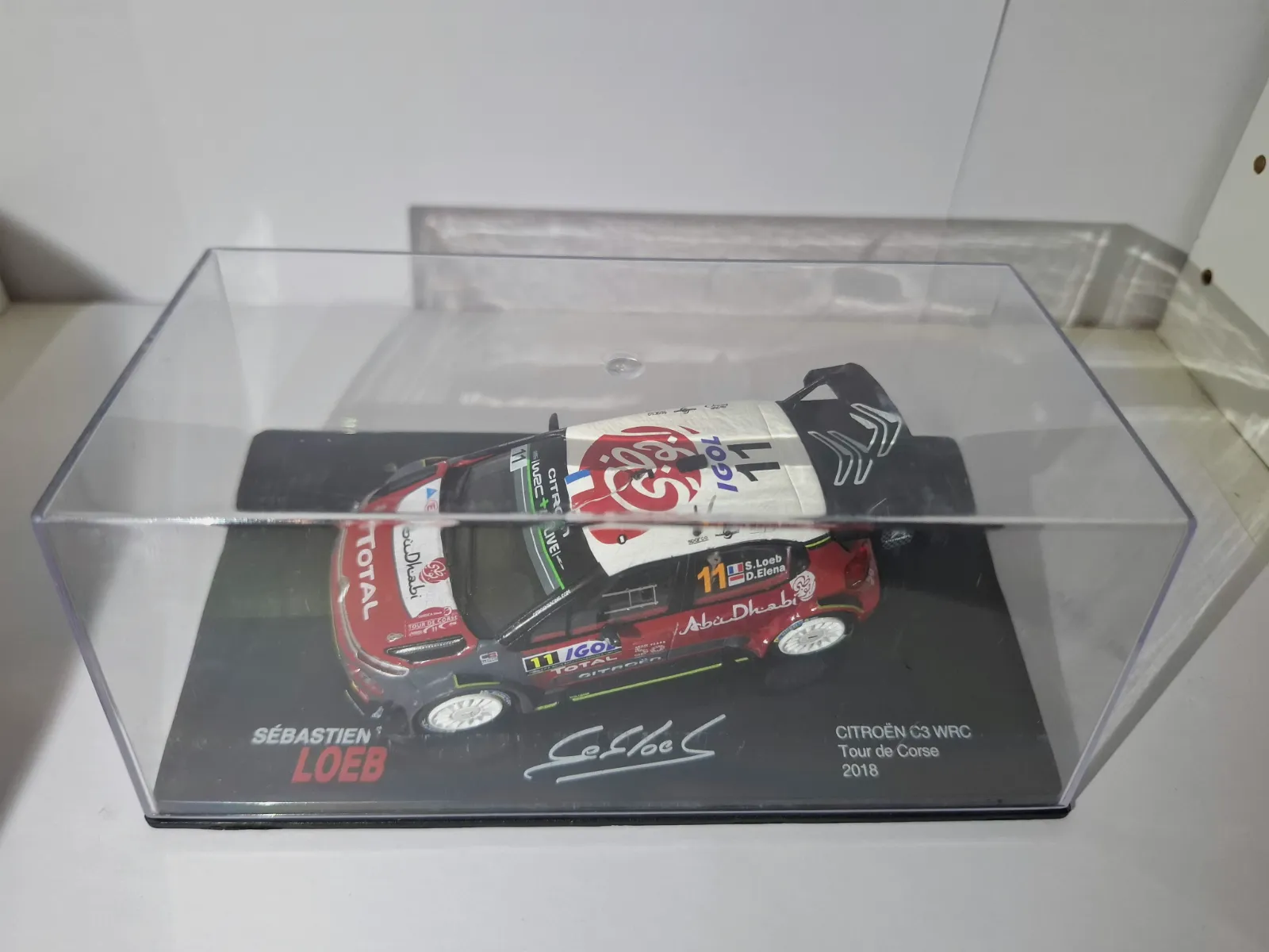 Voiture miniature Citroën C3 WRC Loeb Tour de Corse 2018 – Citroën 5