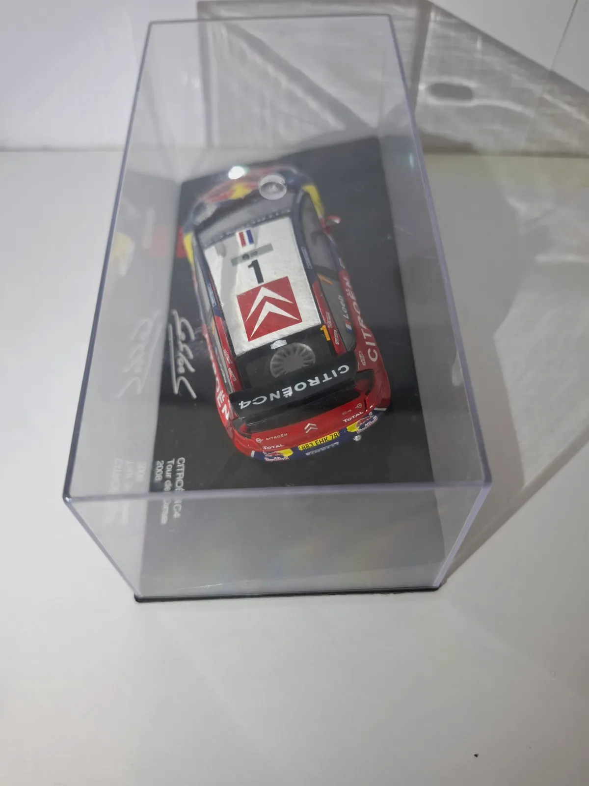 Voiture miniature Citroën C4 WRC Sébastien Loeb Tour de Corse 2008 – Citroën 7