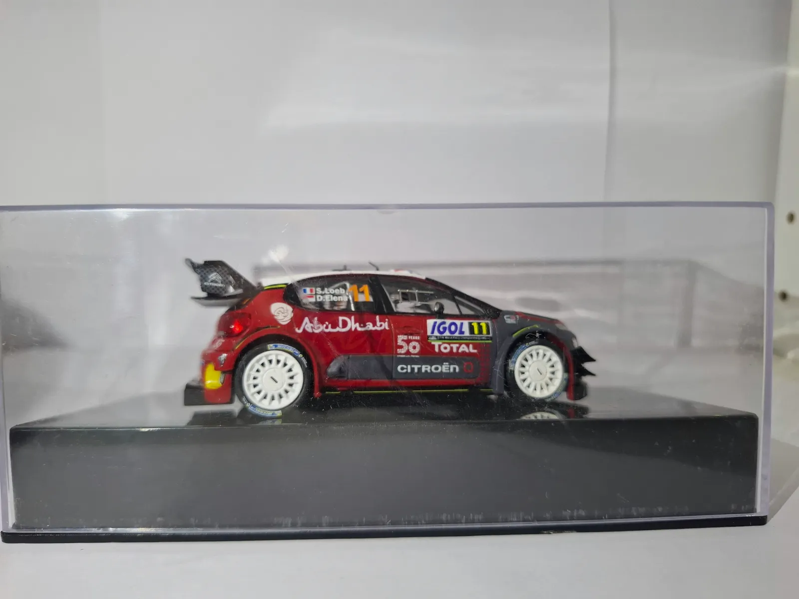 Voiture miniature Citroën C3 WRC Loeb Tour de Corse 2018 – Citroën 3