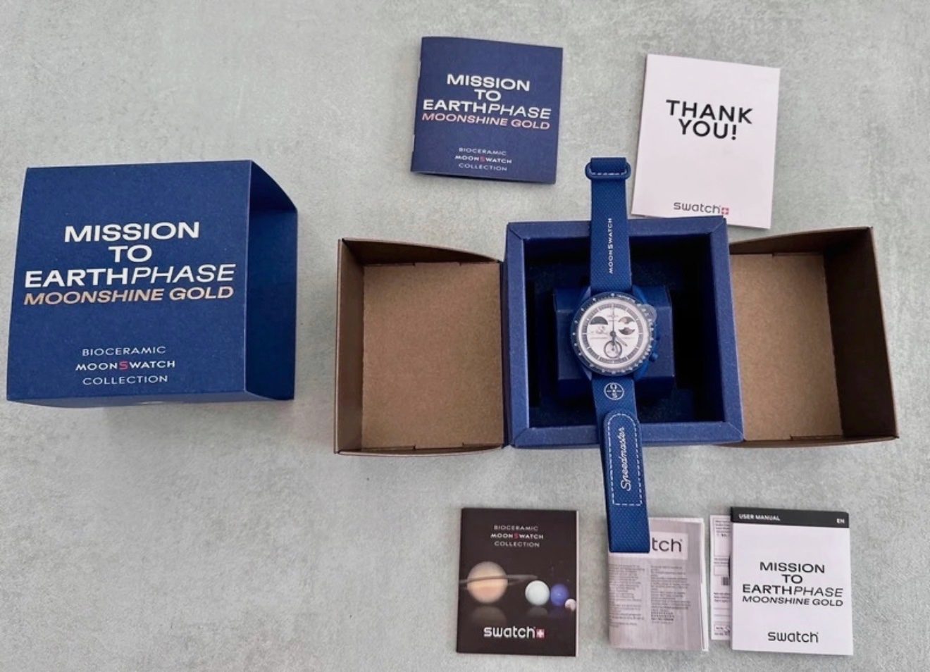 Montre Swatch x Omega Bioceramic MoonSwatch Mission to Earthphase