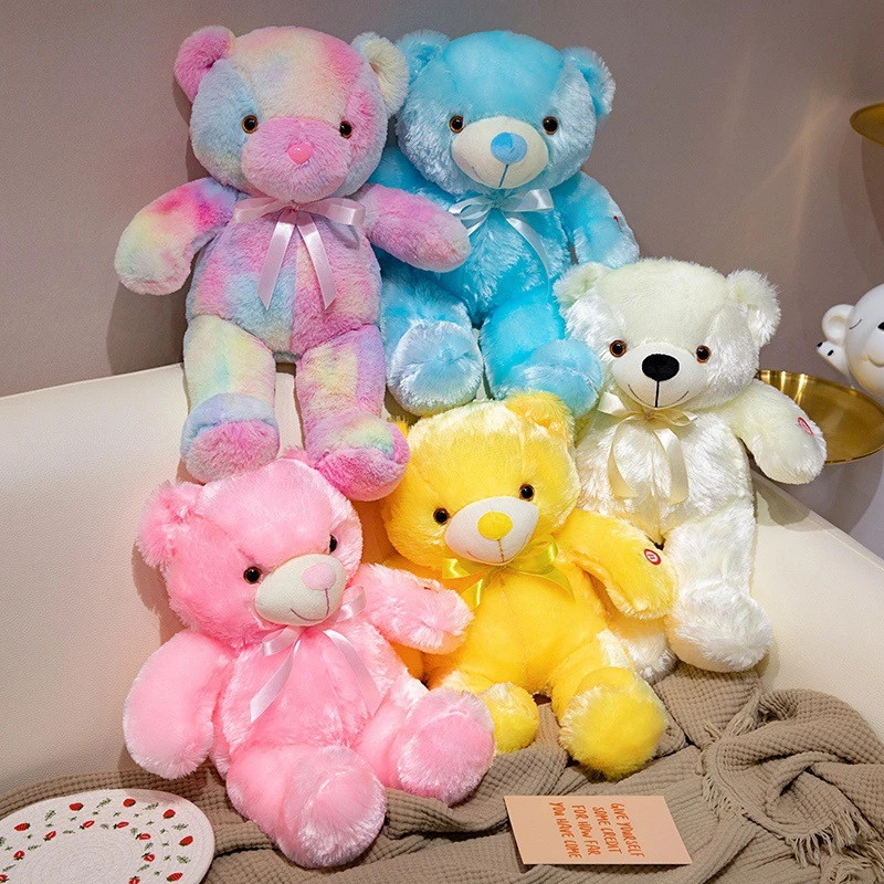 Lot de 5 peluches ours lumineuse 30 cm – veilleuses lumineuses – cadeau enfant – taille Taille unique 2