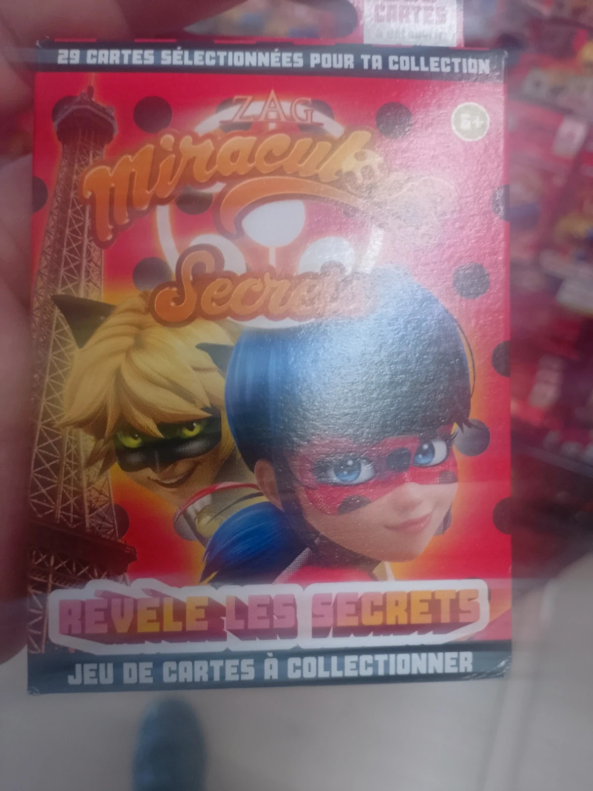Miraculous – Jeu de cartes “Révèle les Secrets” • 29 cartes • Neuf scellé – Miraculous 2