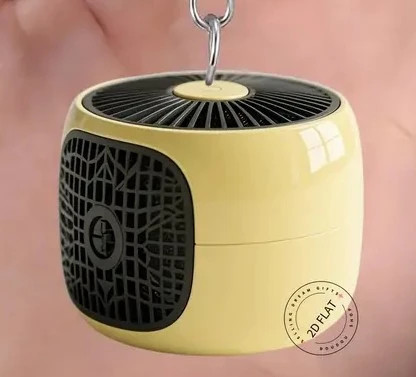 Porte-Clés Haut-Parleur 2D Plat | Design Audio Acrylique – Cadeau Stylé & Moderne jaune