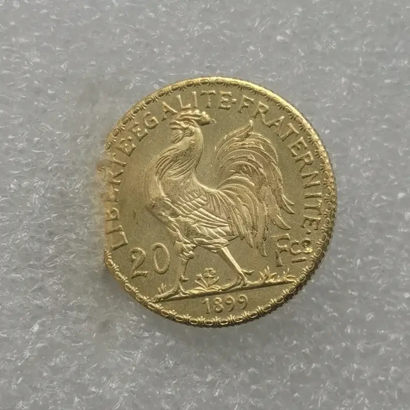 1 Pièce 20 Francs 1899 – Collection Vintage, Cuivre, Artisanat 2