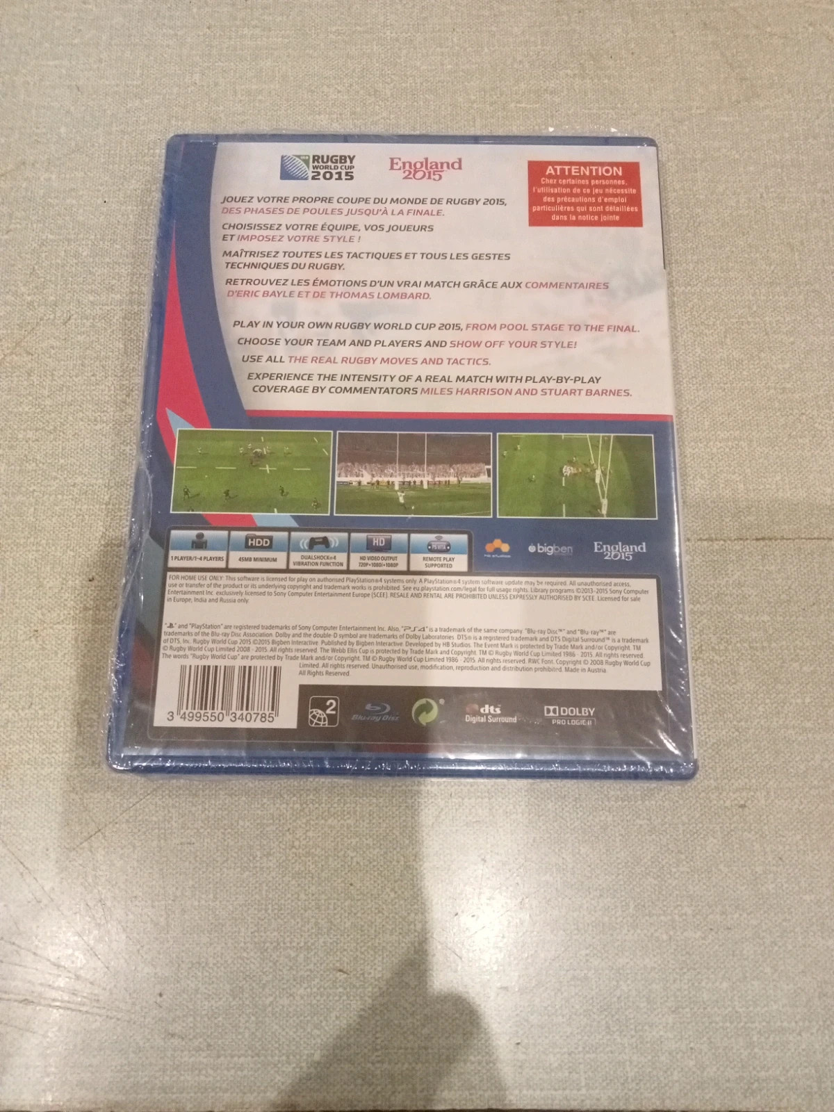 rugby world cup 2015 IRB playstation 4 PS4 PS5 2