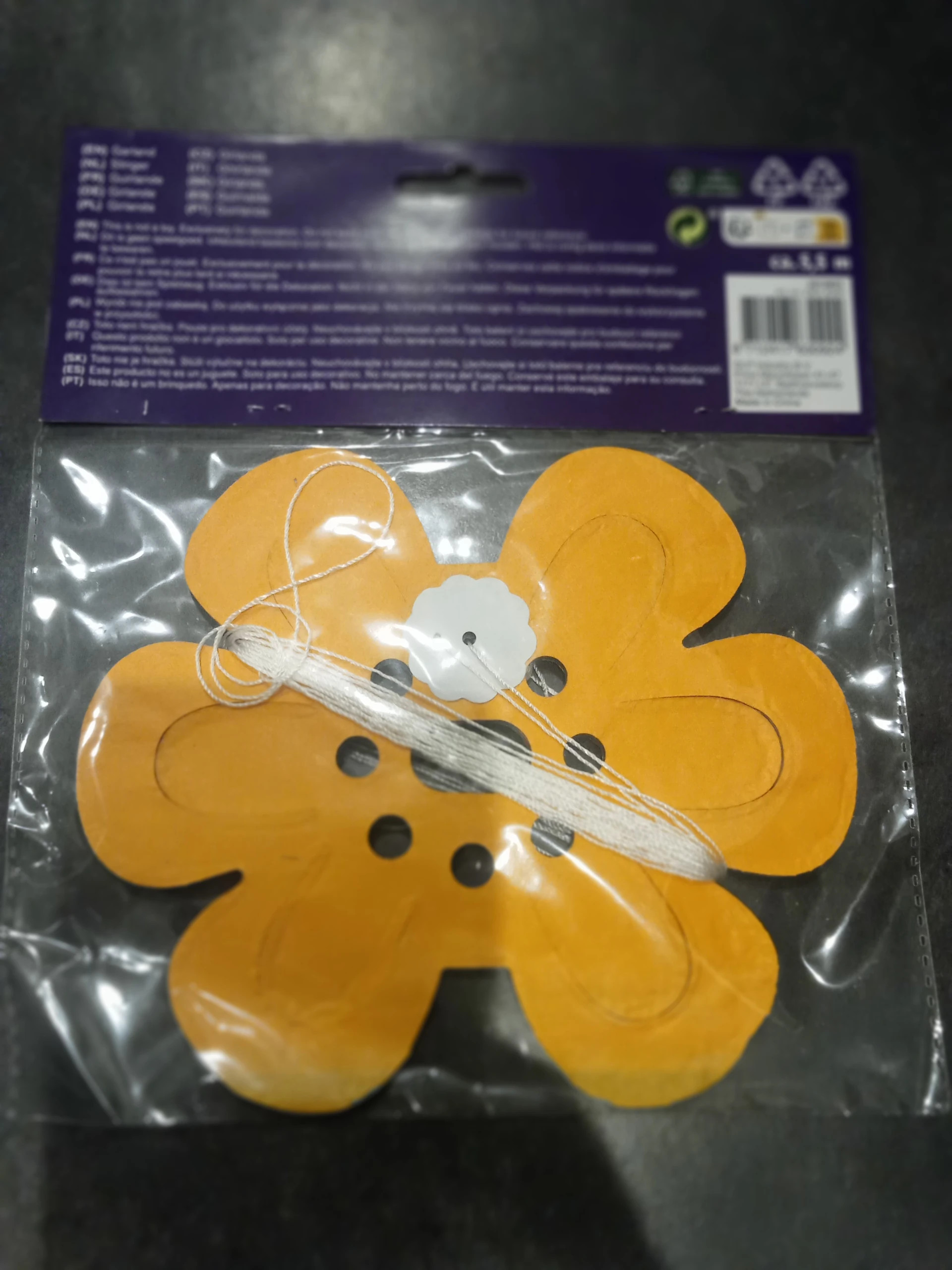 Guirlande en forme de fleur