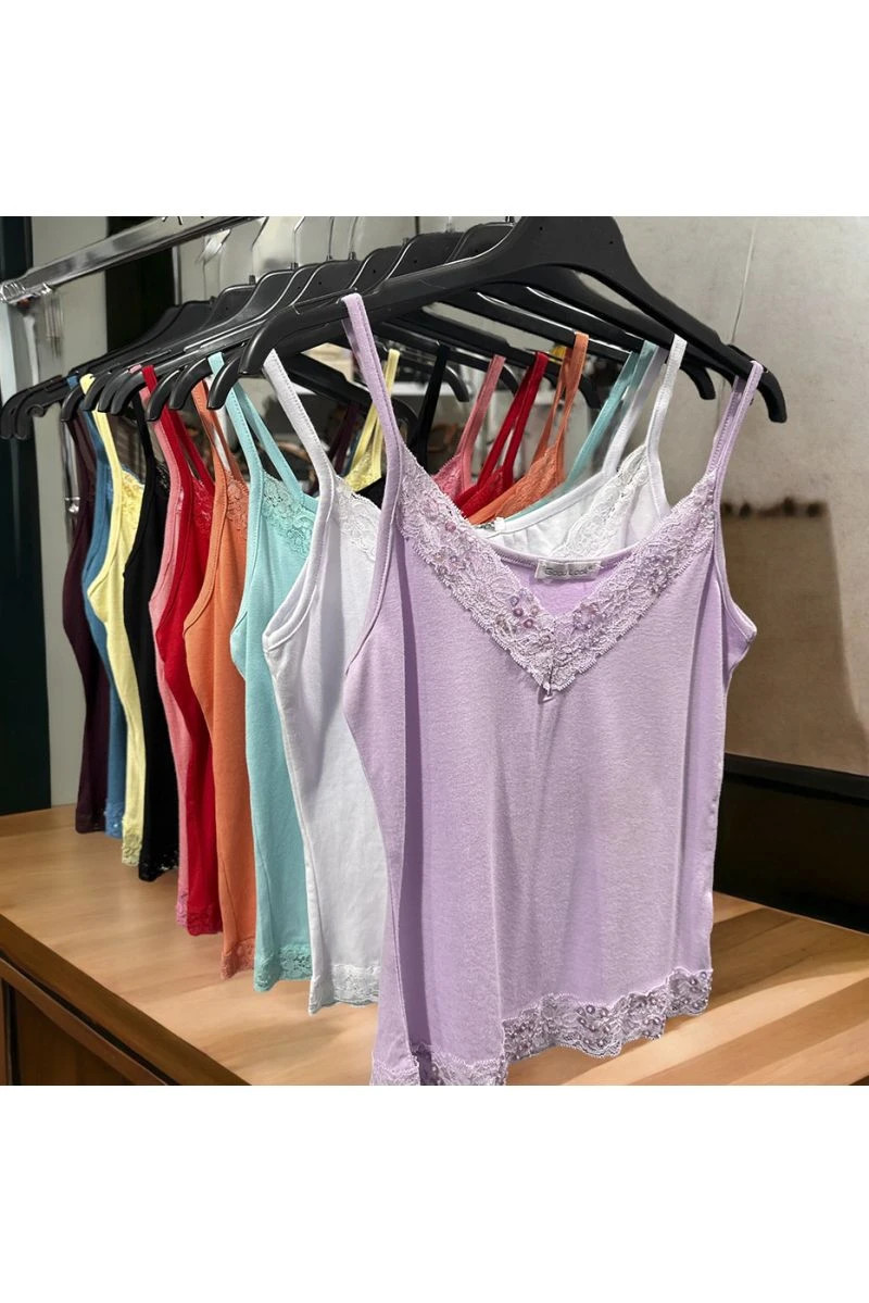 Lot de 10 débardeurs de dix couleurs différente Taille unique – taille Taille unique