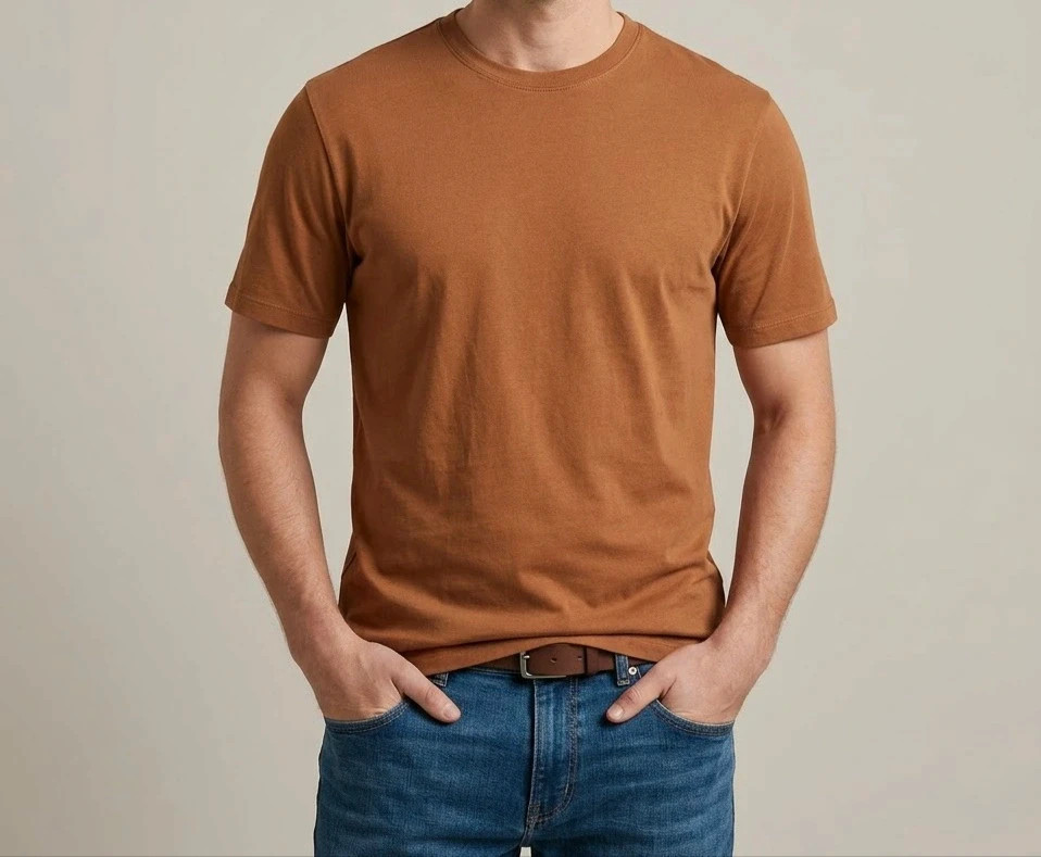 👕 T-shirt Decathlon Regular – Marron – Taille L