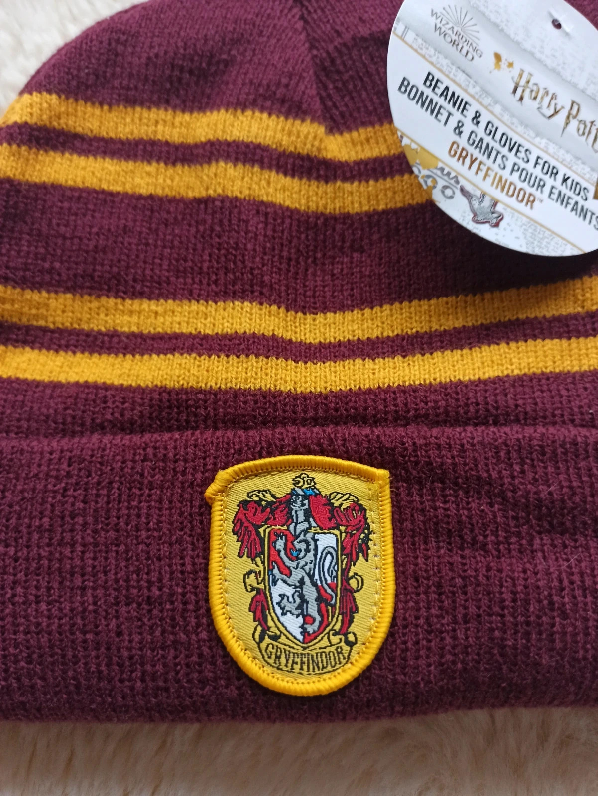 ensemble bonnet et gants tactiles harry potter - gryffondor – Harry Potter 2