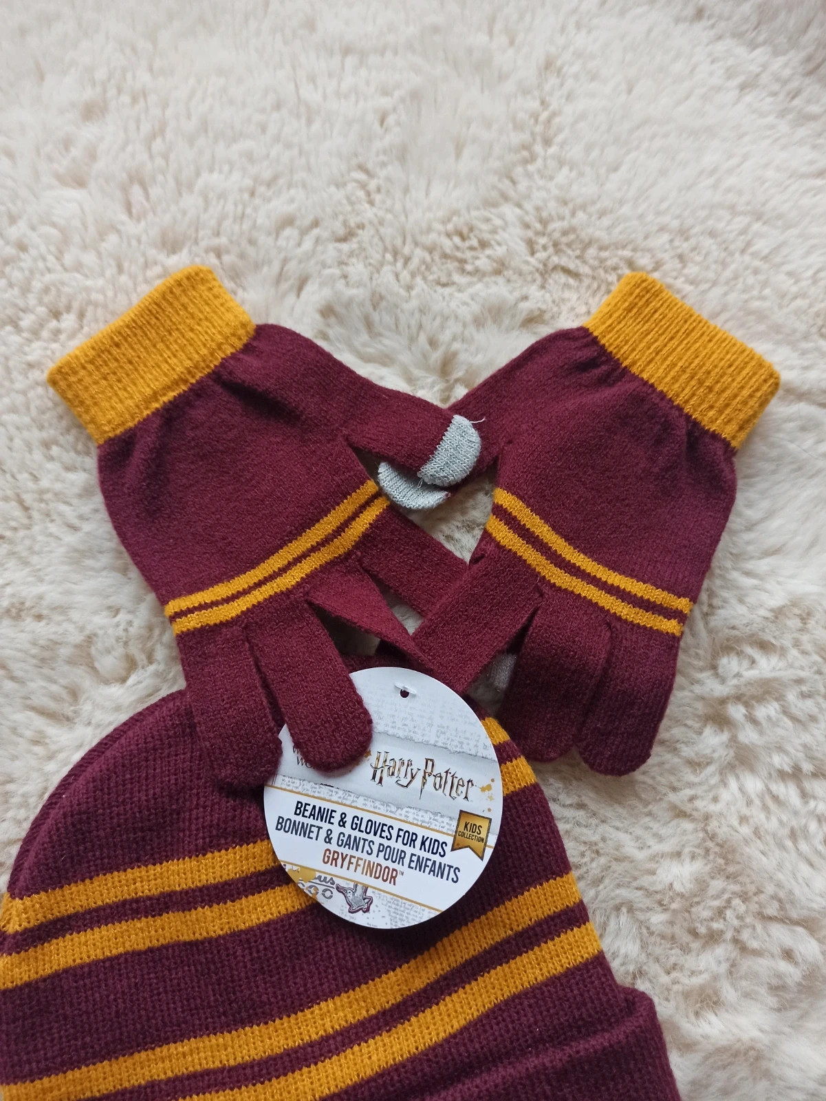 ensemble bonnet et gants tactiles harry potter - gryffondor – Harry Potter 5