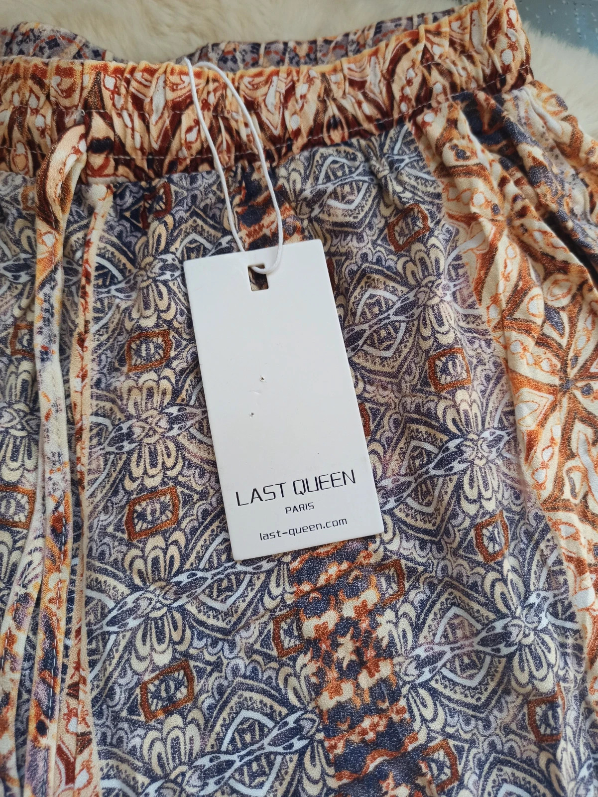 Pantalon fluide bohème Last Queen Paris – neuf avec étiquette – Last Queen – taille S / 36 / 8 5