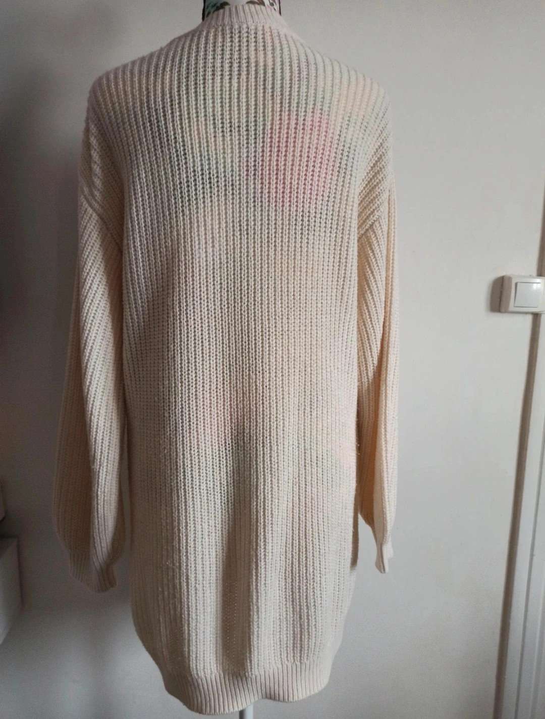 Robe pull crème/écru torsades Divided H&M XS – H&M – taille XS / 34 / 6 5