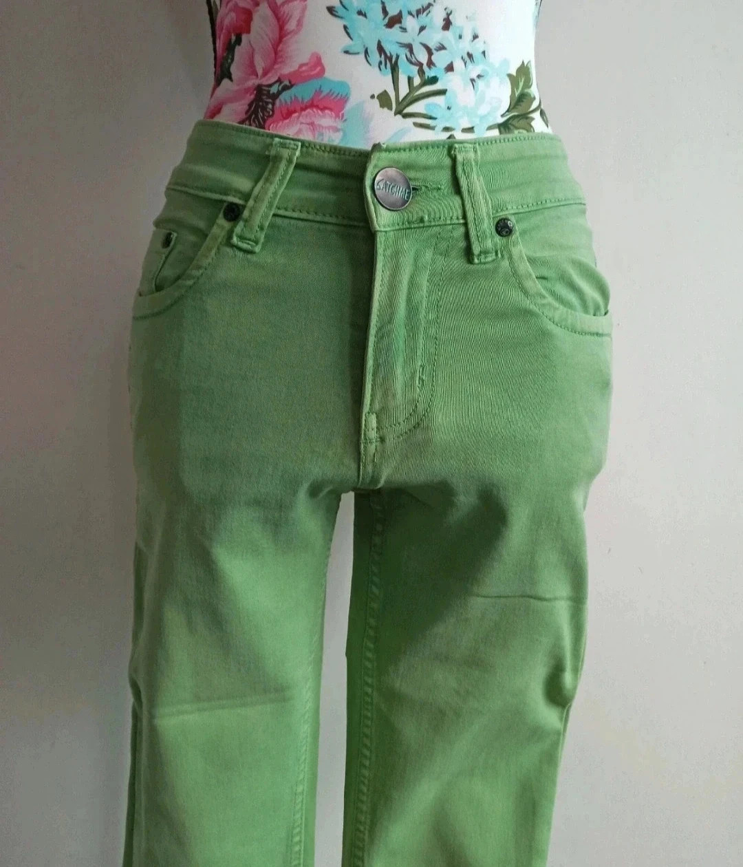 💚 Jean skinny vert – Catch Me Jeans 36💚 – Catch me – taille S / 36 / 8 3