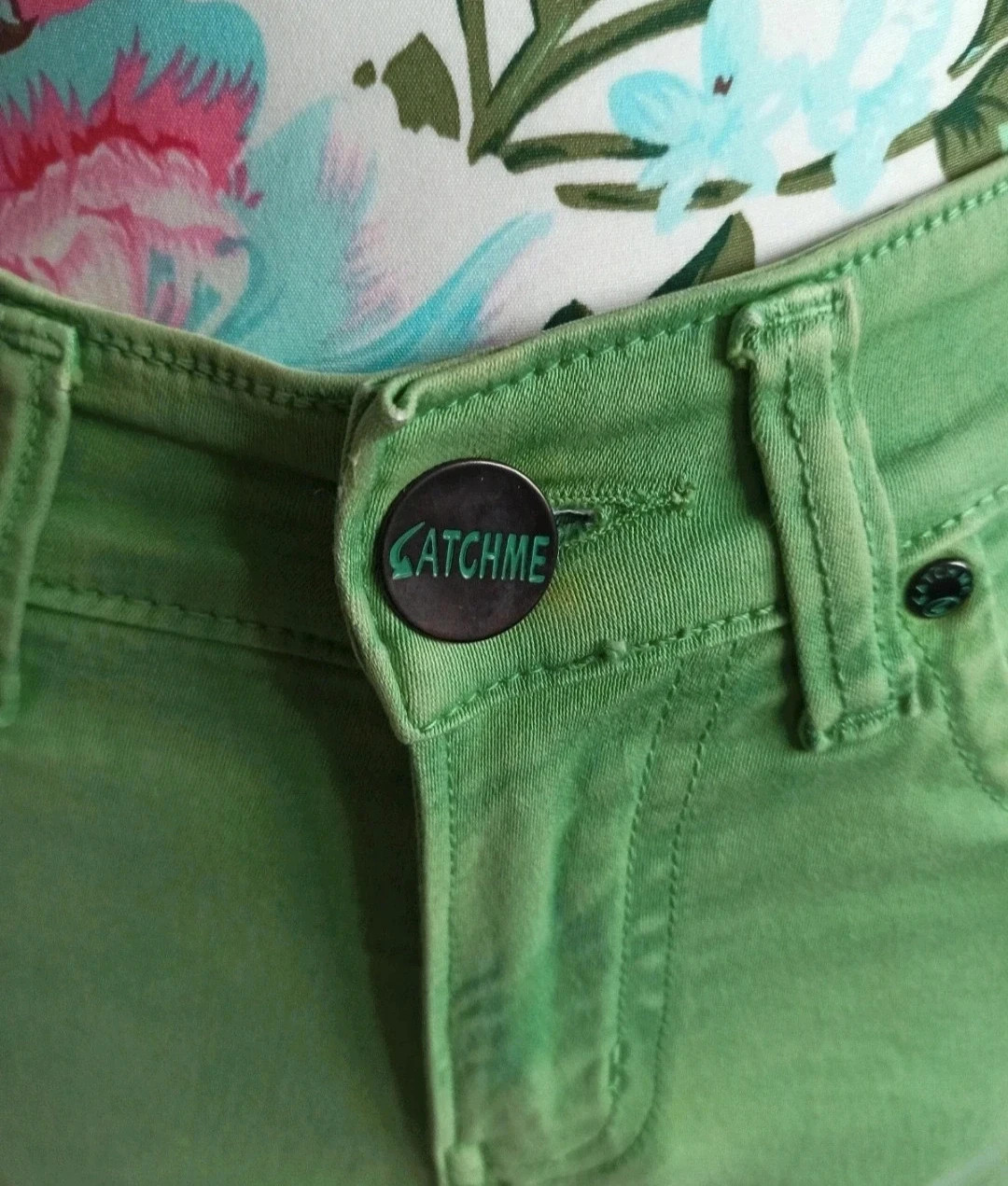💚 Jean skinny vert – Catch Me Jeans 36💚 – Catch me – taille S / 36 / 8 5