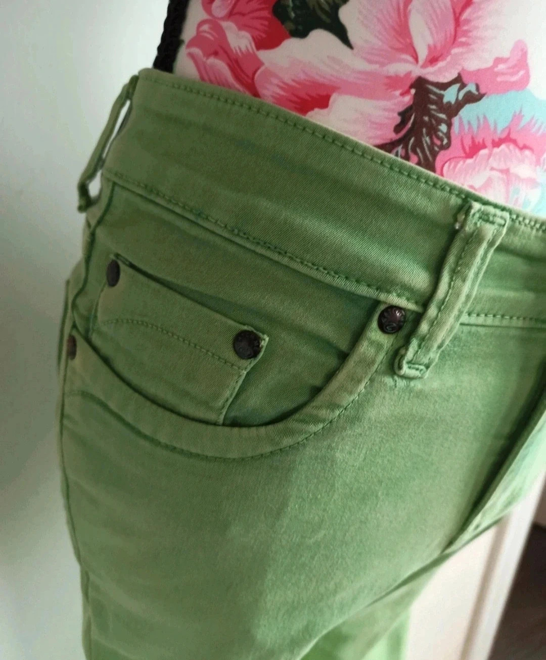 💚 Jean skinny vert – Catch Me Jeans 36💚 – Catch me – taille S / 36 / 8 4
