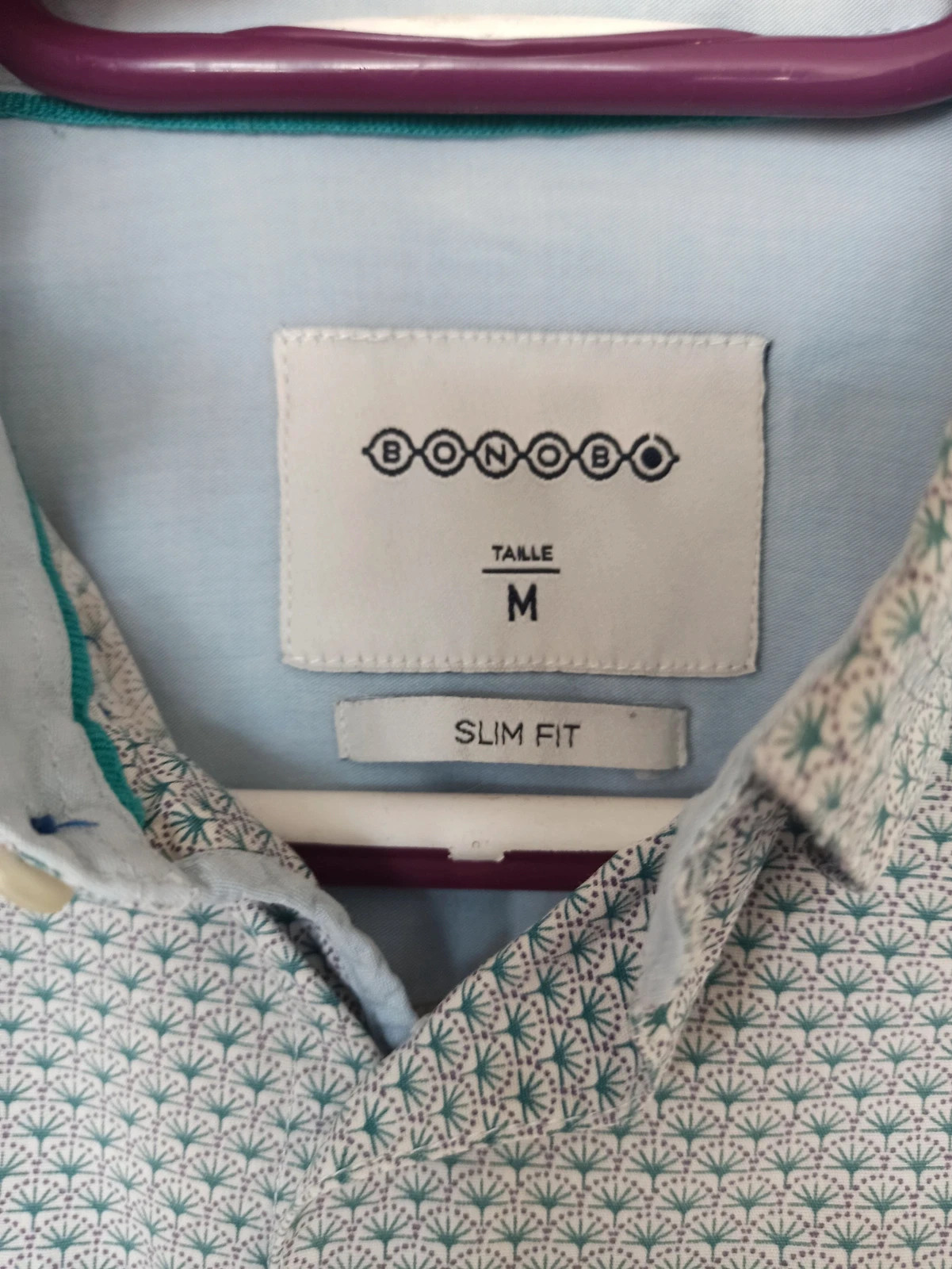 Chemise Bonobo Slim Fit Homme Taille M – Coton Stretch & Boutons de Rechange 👔 – Bonobo – taille M 5
