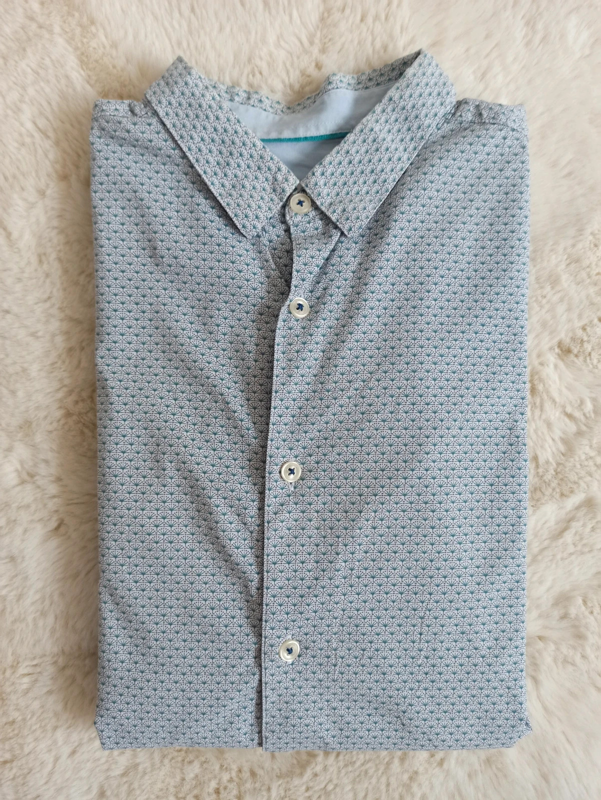 Chemise Bonobo Slim Fit Homme Taille M – Coton Stretch & Boutons de Rechange 👔