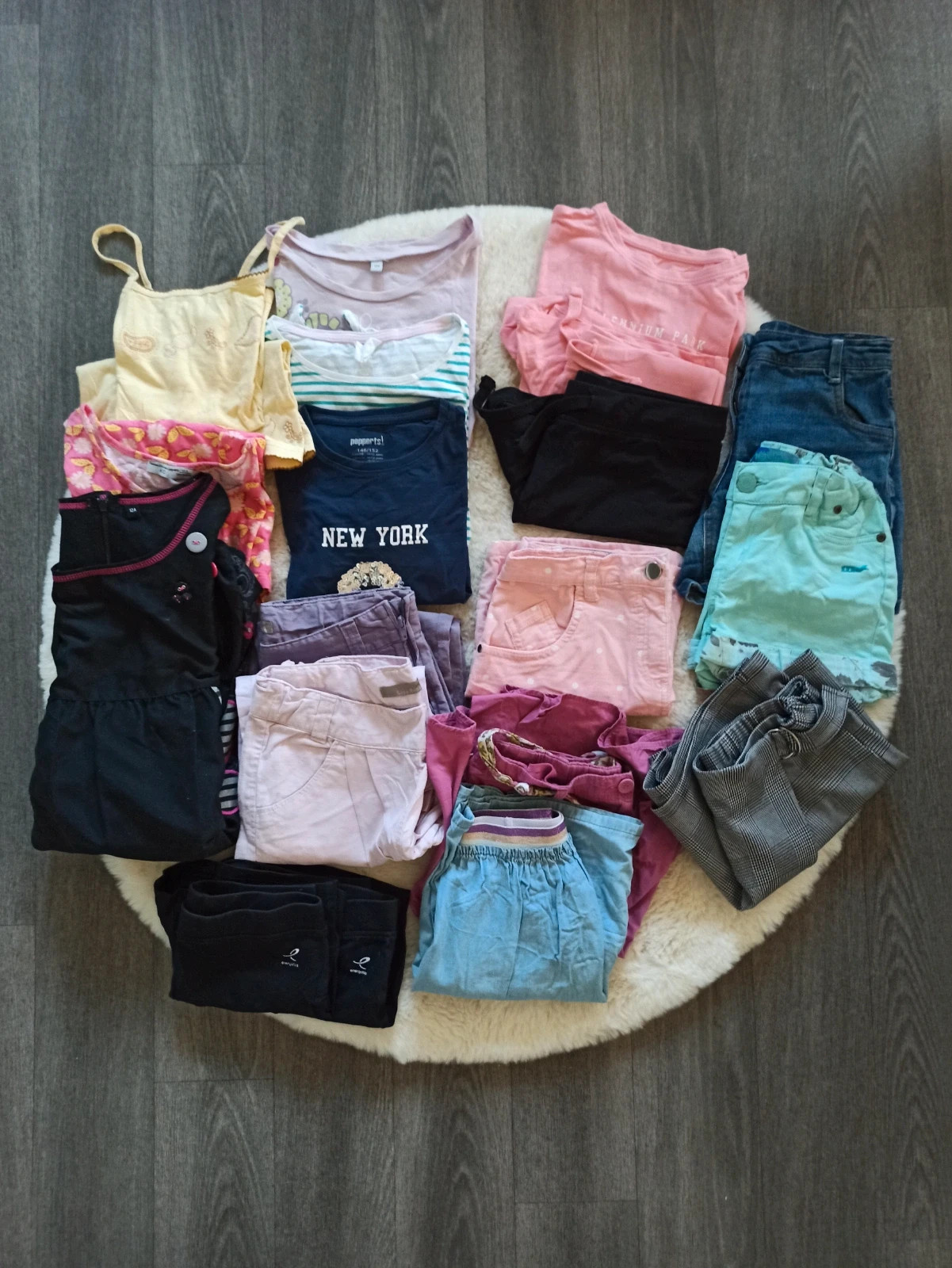 👧 Gros lot de 18 vêtements été fille Taille 12 ans 💖