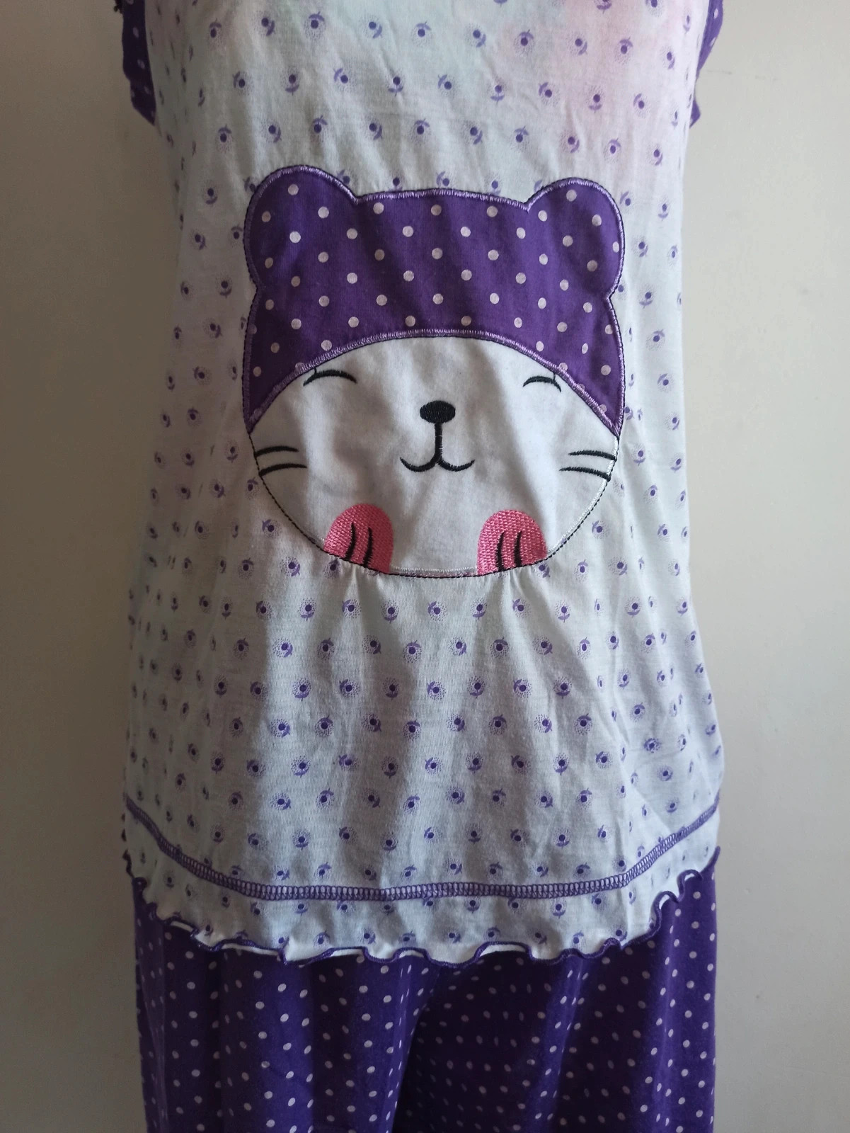 💜 Ensemble pyjama S&Y – Taille M 🐱🌸 – S&Y – taille M / 38 / 10 2
