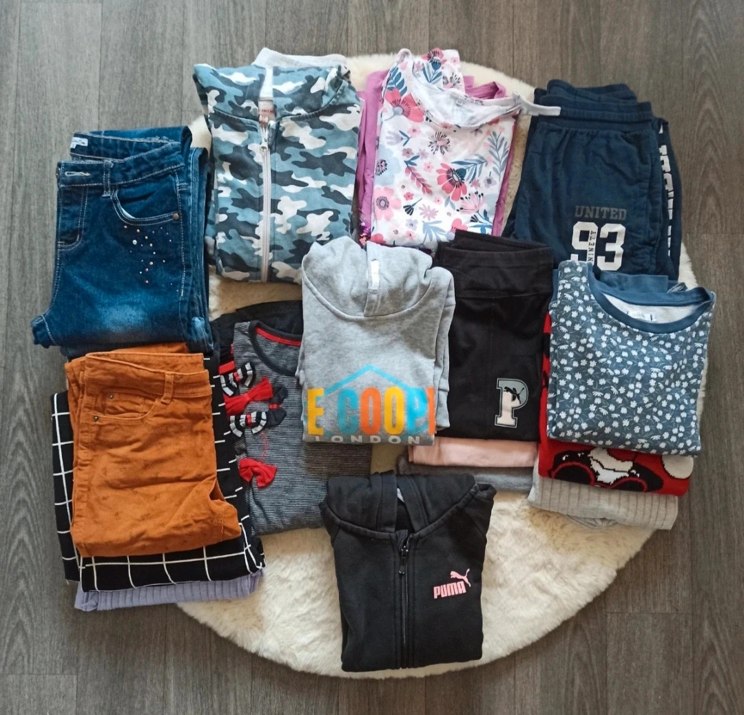 👕 Gros lot de 19 vêtements fille – taille 12 ans👧