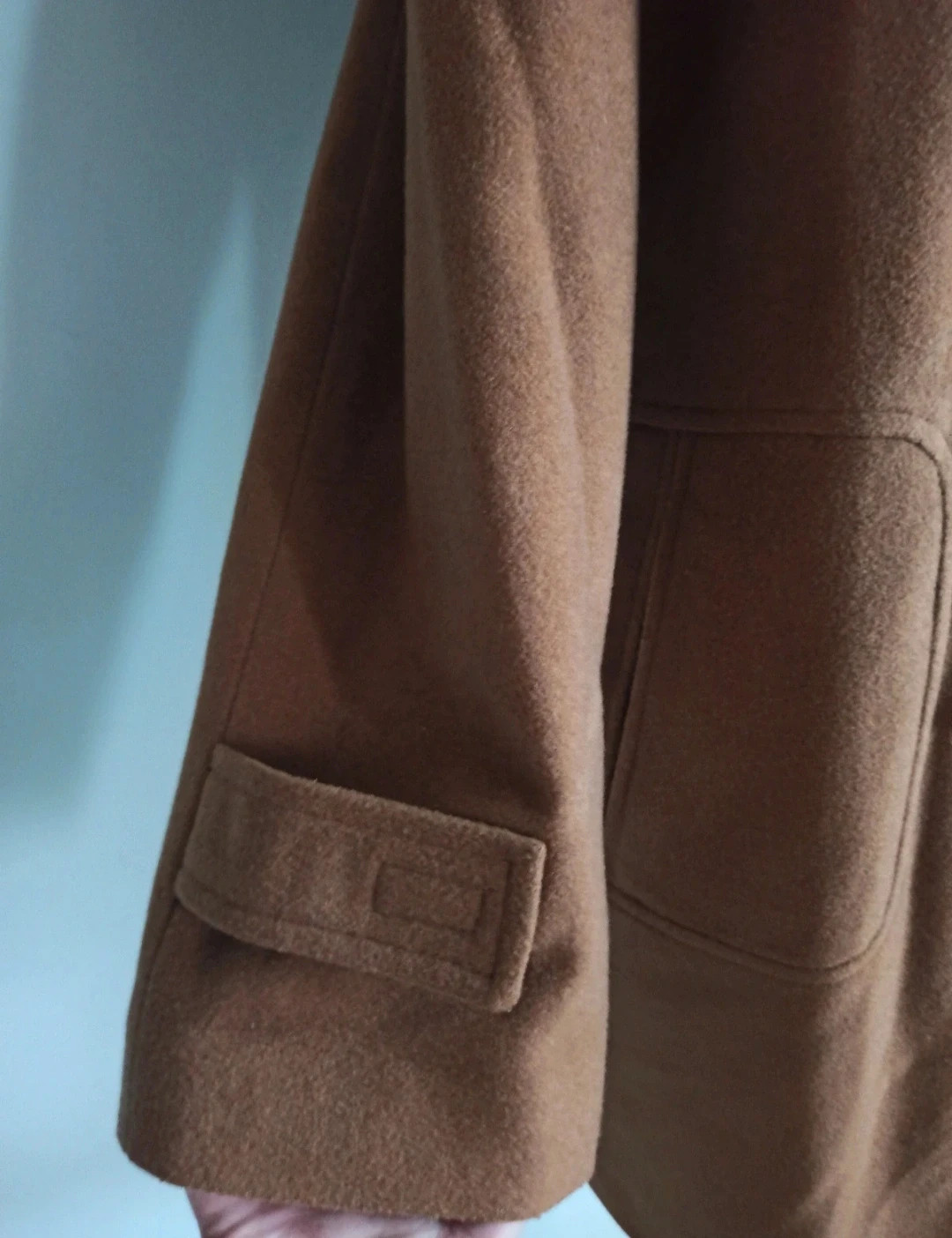 Duffle-coat marron camel en laine Adèle Joris T42 – Adele Joris – taille XL / 42 / 14 5
