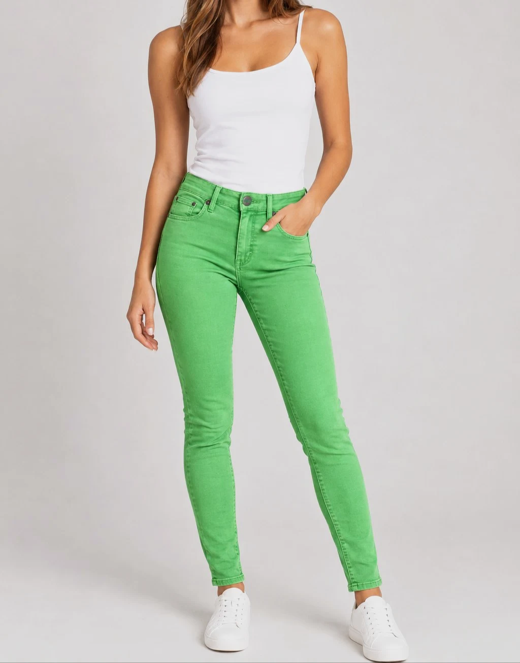 💚 Jean skinny vert – Catch Me Jeans 36💚
