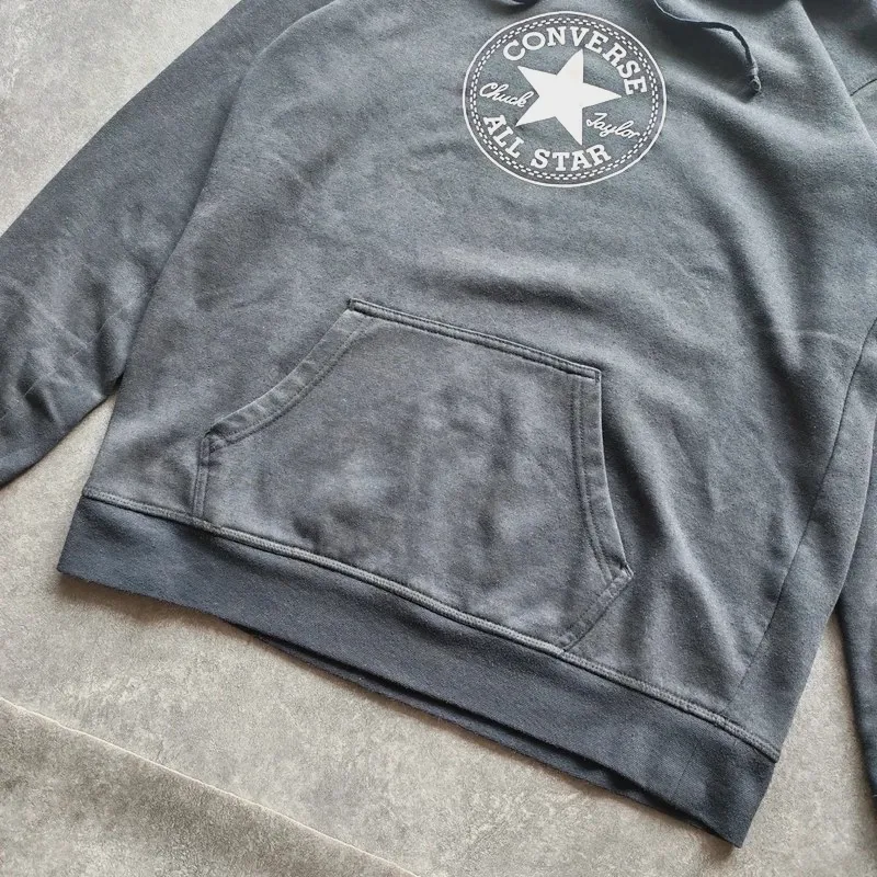 Sweat à capuche Converse All Star noir L Homme – Converse – taille L 4