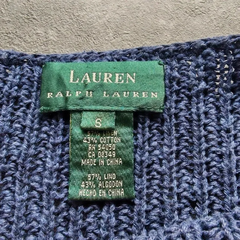 Pull Lauren Ralph Lauren en maille bleu chiné S Femme – Lauren Ralph Lauren – taille S 6
