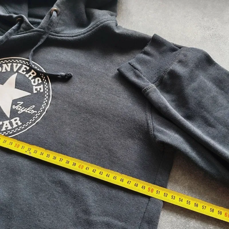 Sweat à capuche Converse All Star noir L Homme – Converse – taille L 9