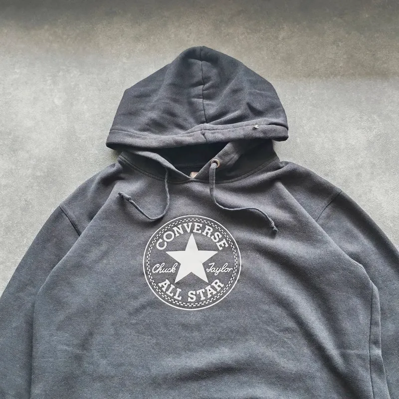 Sweat à capuche Converse All Star noir L Homme – Converse – taille L 3