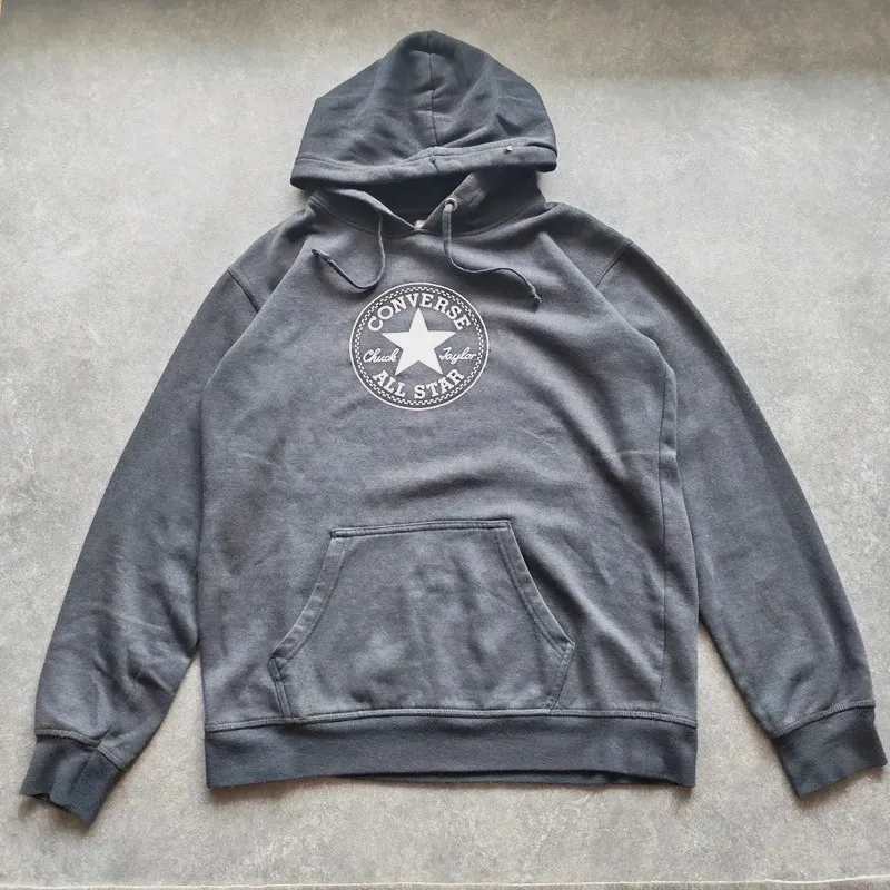 Sweat à capuche Converse All Star noir L Homme – Converse – taille L 2