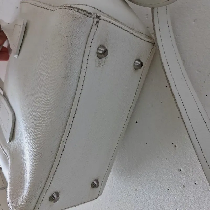 Sac à main Lancaster en cuir blanc – Lancaster – taille Taille unique 9