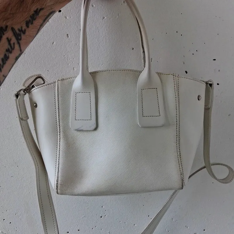Sac à main Lancaster en cuir blanc – Lancaster – taille Taille unique 3
