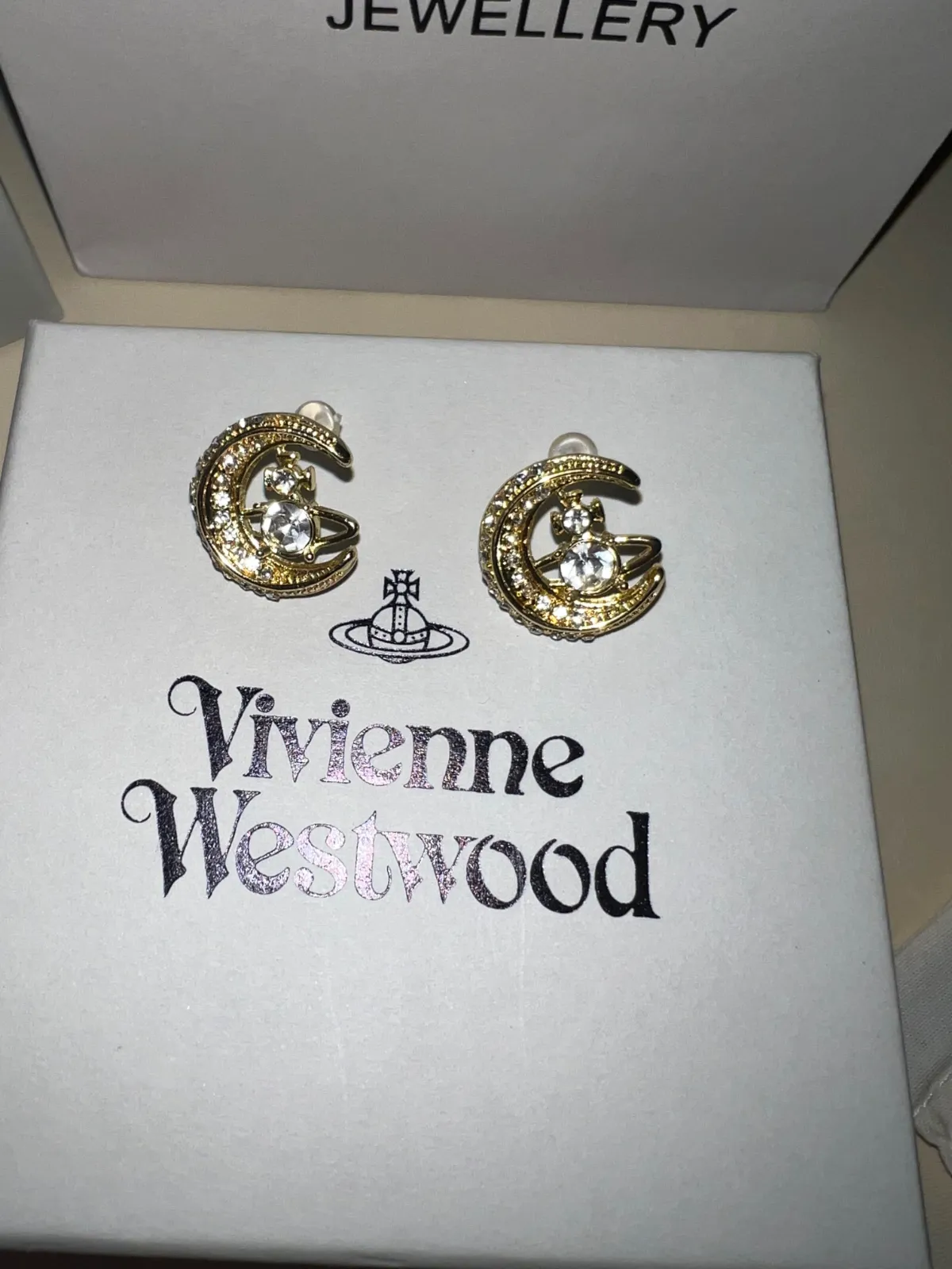 Vivienne Westwood boucles d'oreilles dorées 4