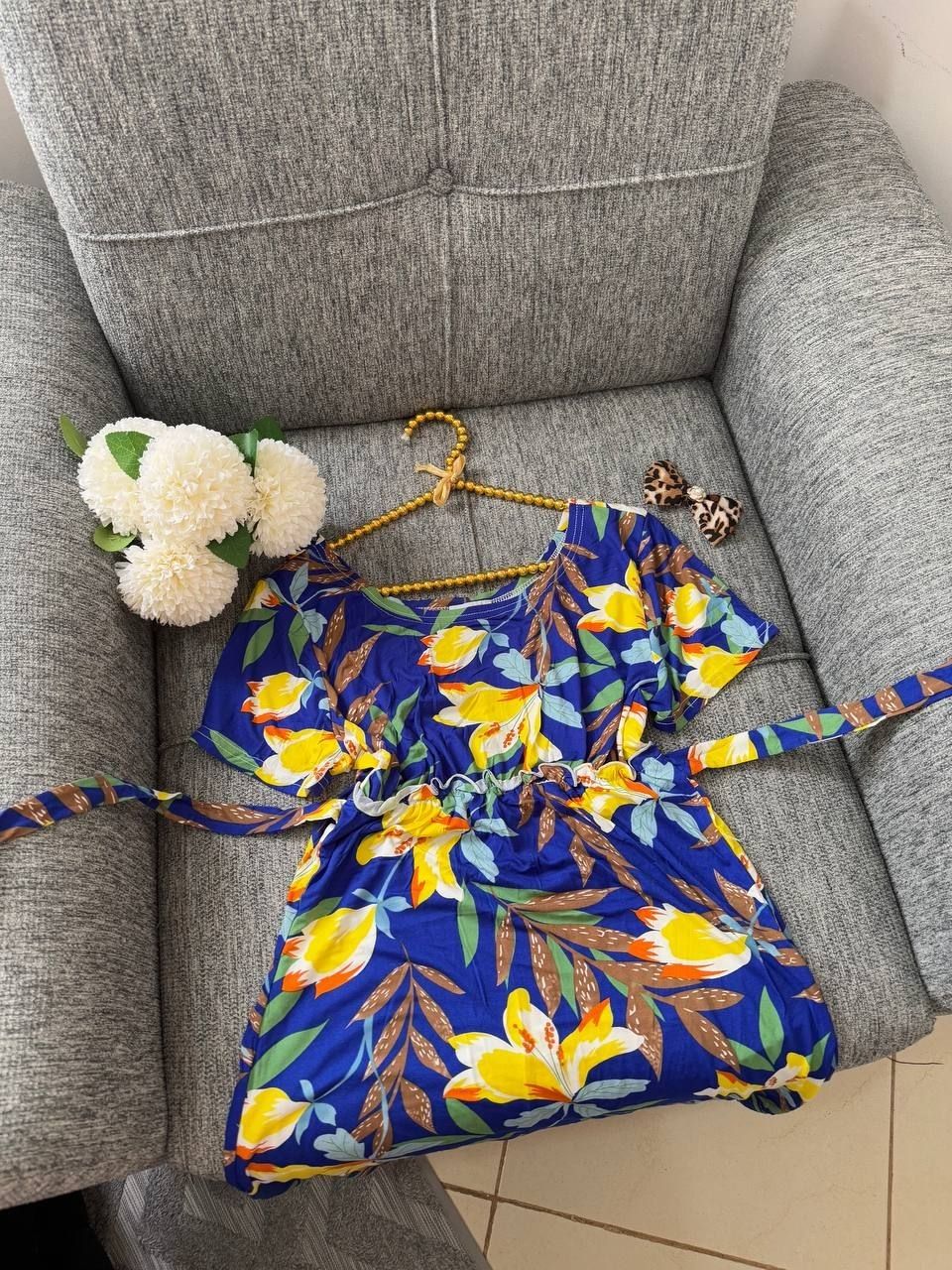 Robe léopard manches courtes enfant 7
