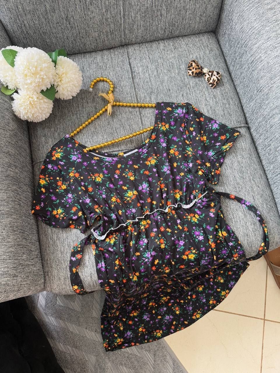 Robe léopard manches courtes enfant 8