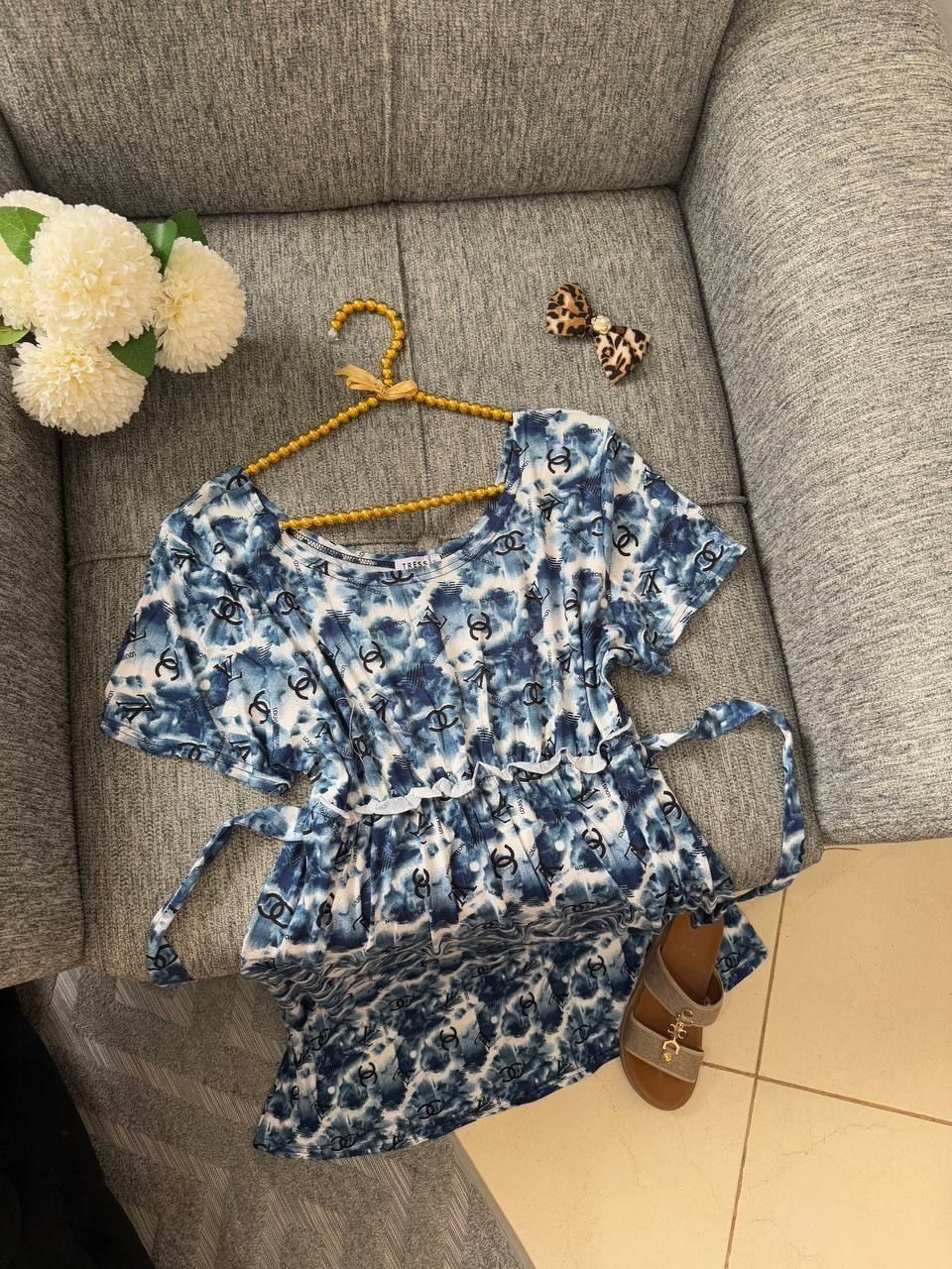 Robe léopard manches courtes enfant 4