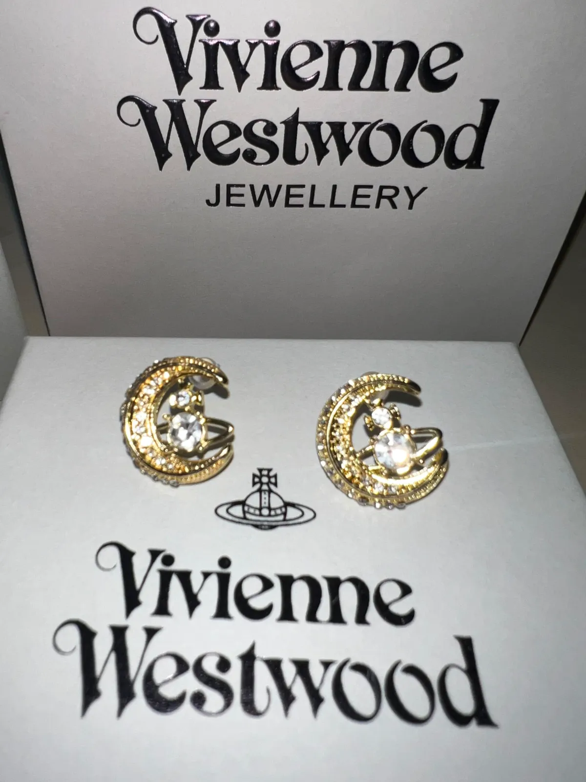 Vivienne Westwood boucles d'oreilles dorées 2