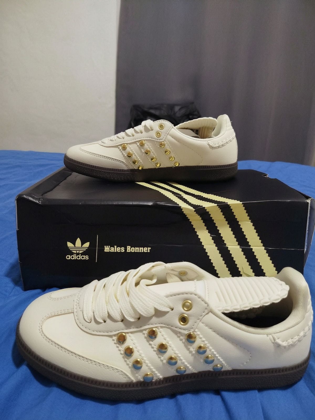 Adidas Malmo Renner blanc or