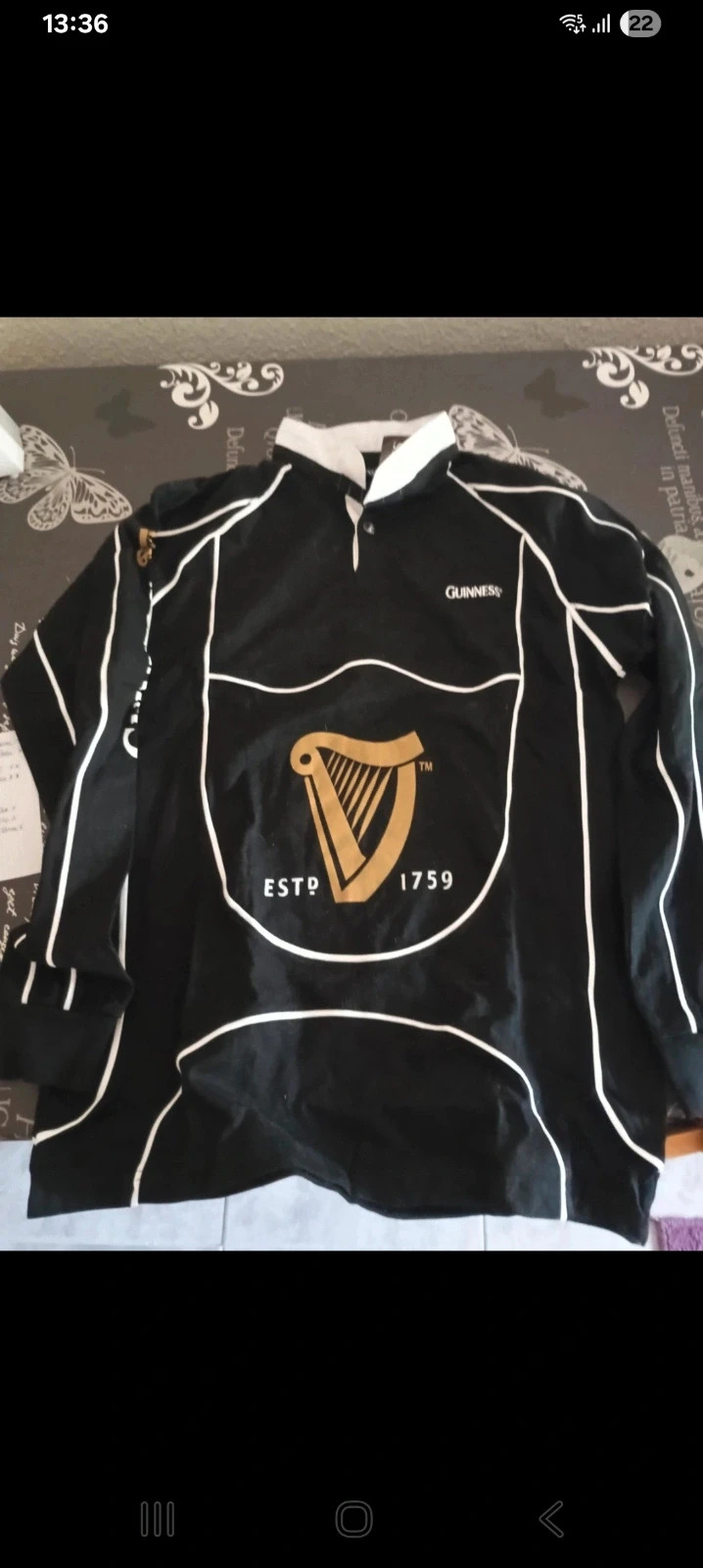Polo rugby nuevo Guinness