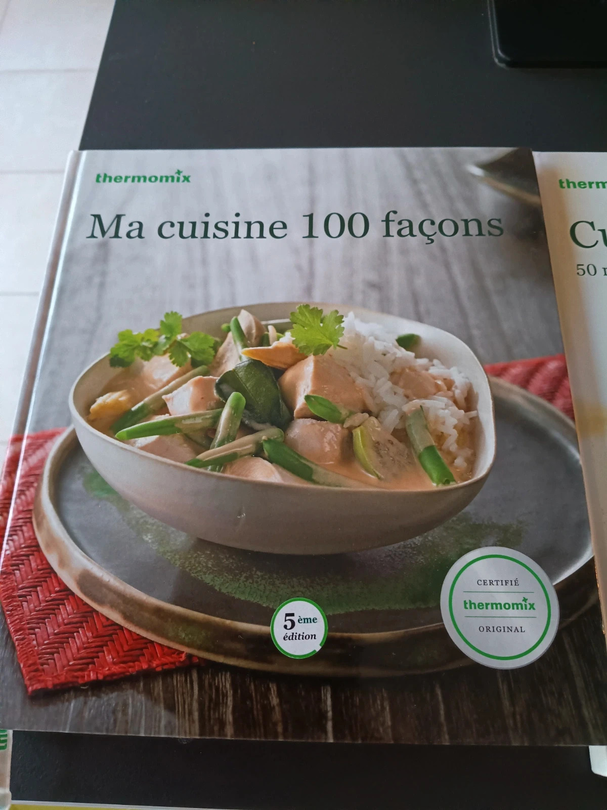 Lot de livres de recettes Thermomix 2