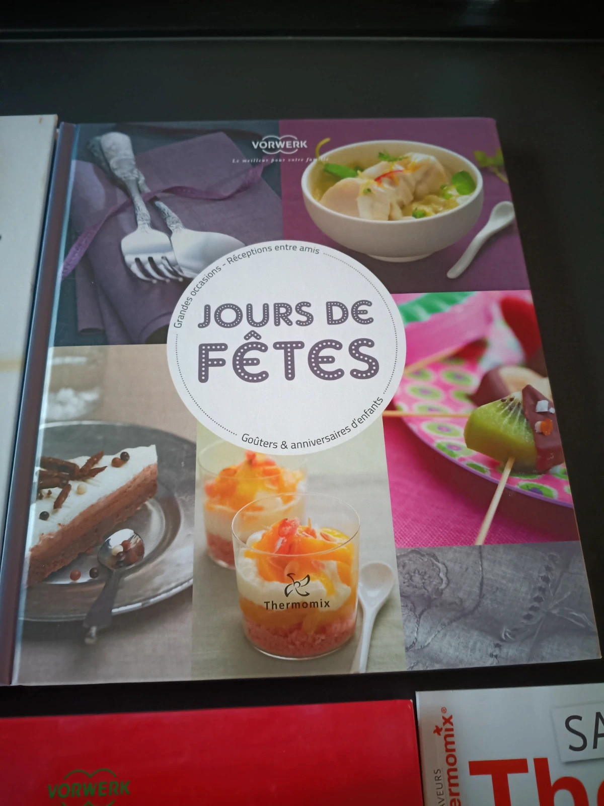 Lot de livres de recettes Thermomix 4