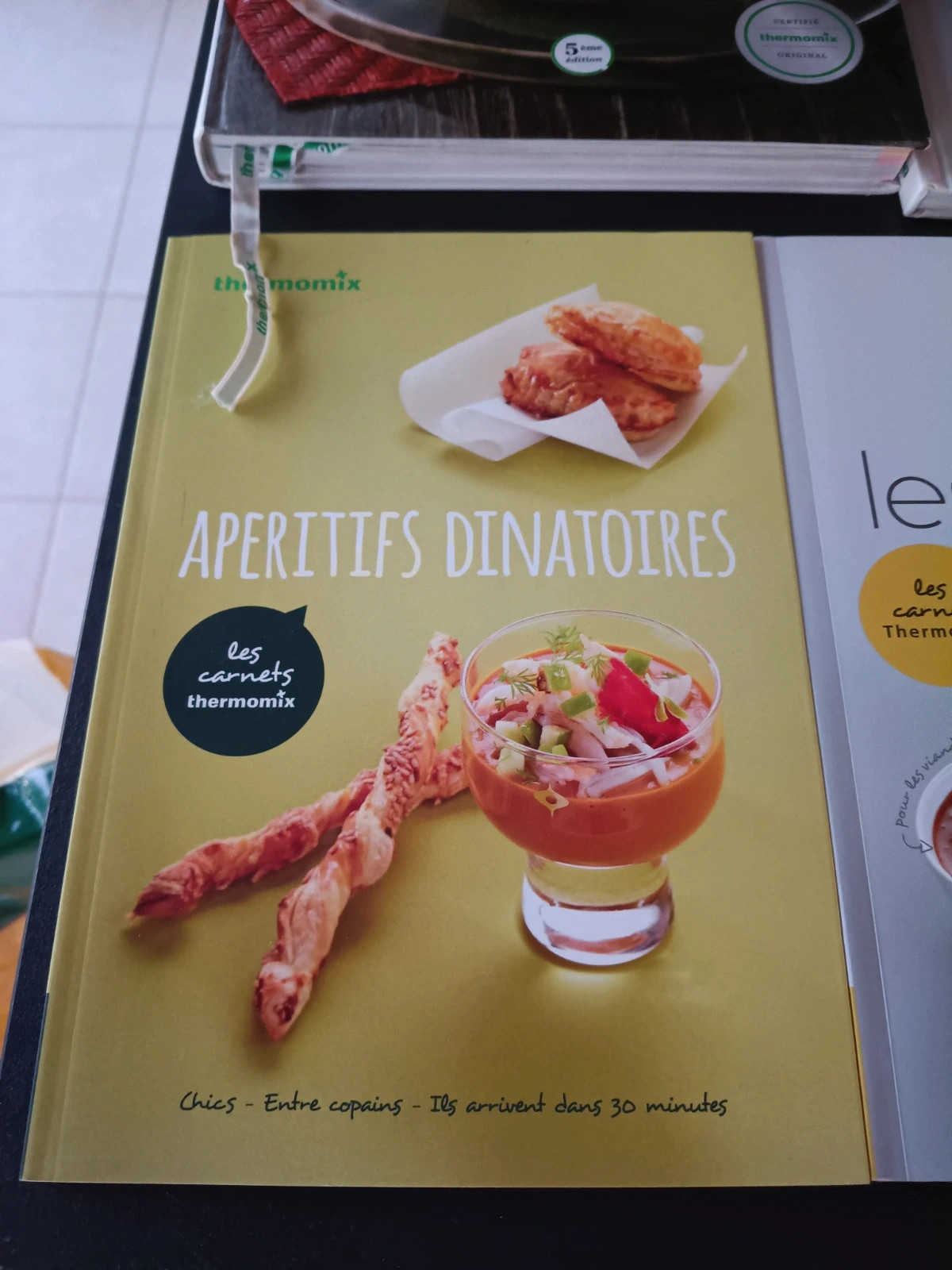Lot de livres de recettes Thermomix 5