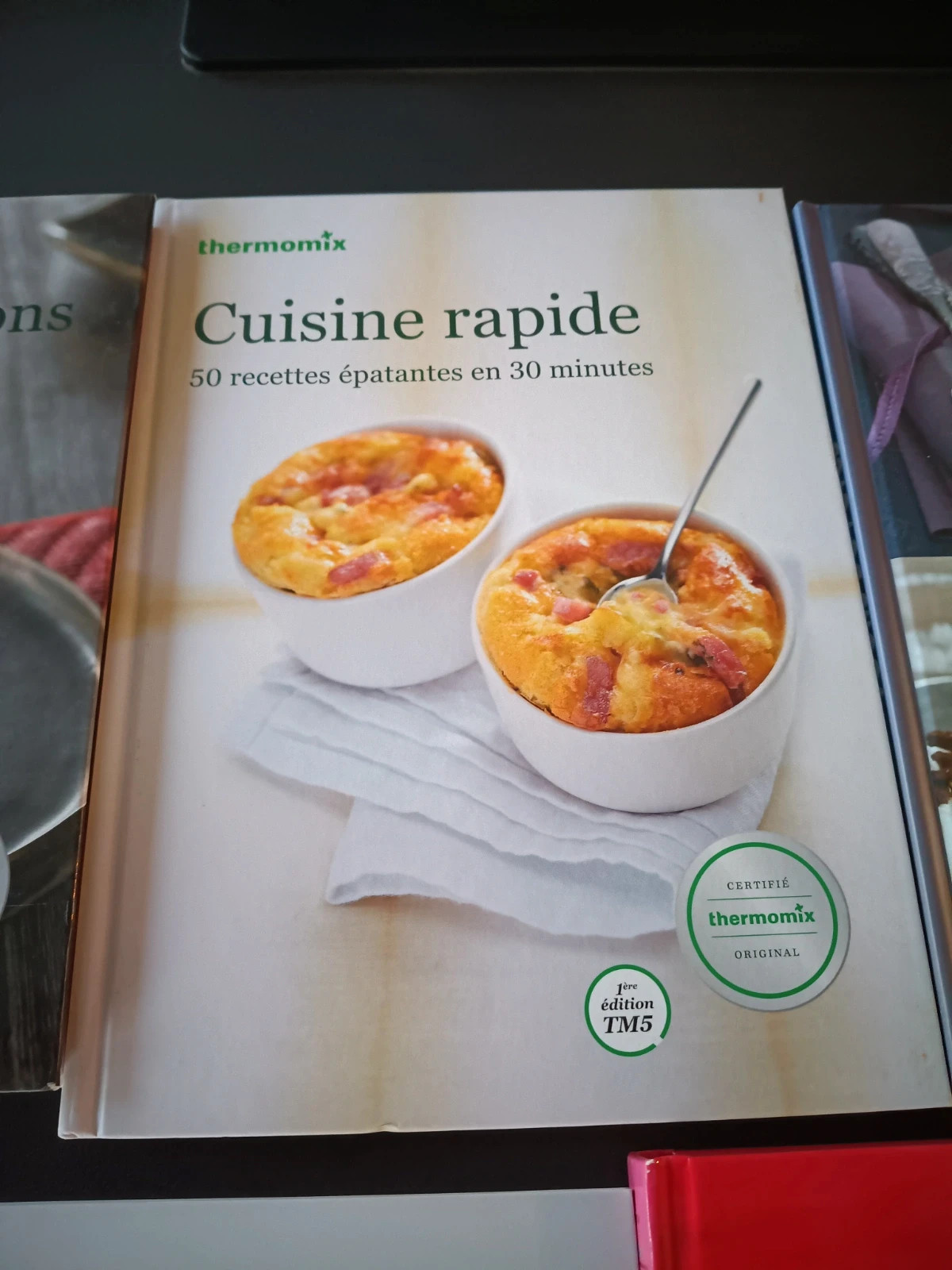 Lot de livres de recettes Thermomix 3