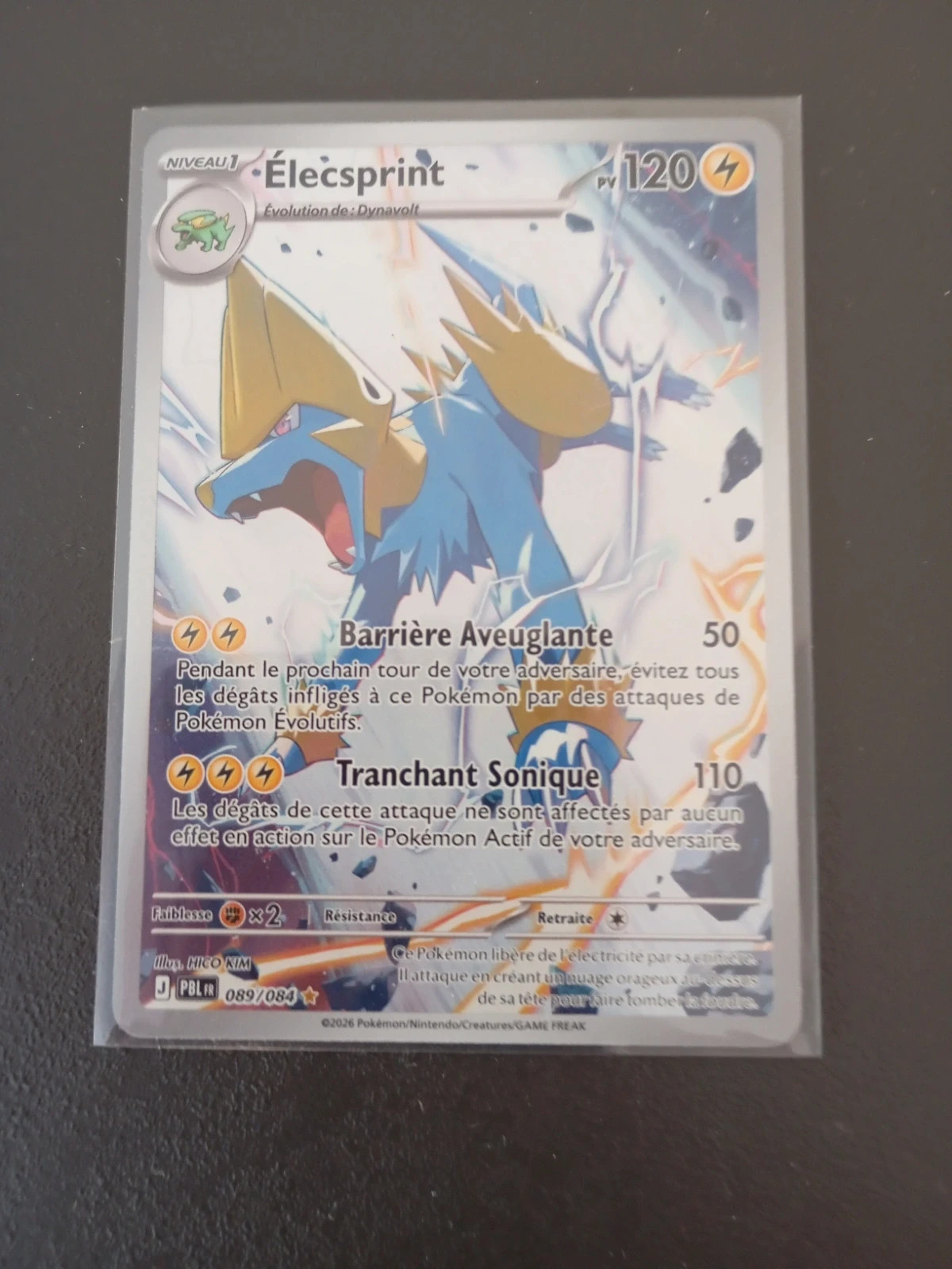 Carte pokémon Elecsprint – Pokémon 2