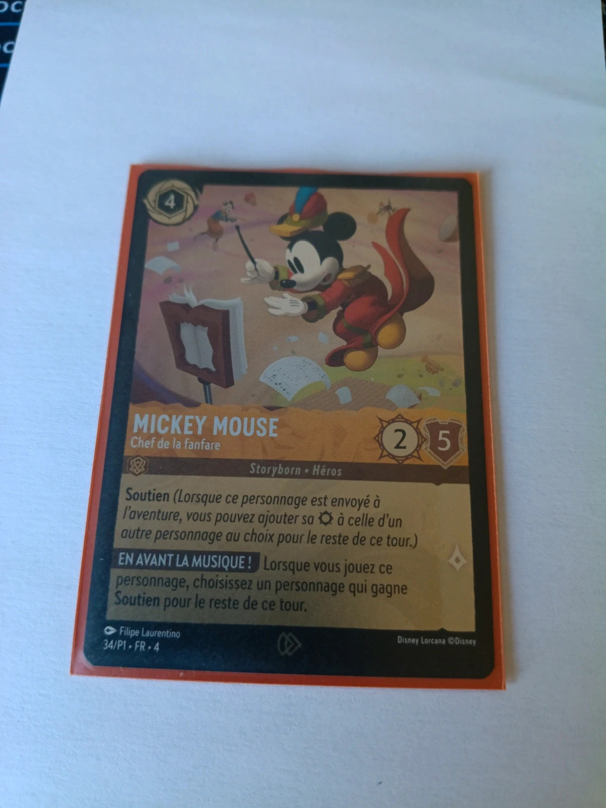 Carte promo Mickey mouse Lorcana