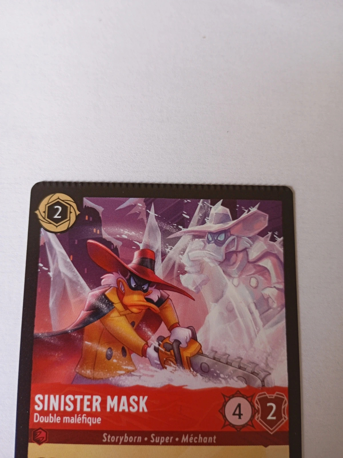 Carte mal découpée Sinister Lorcana – Disney 2