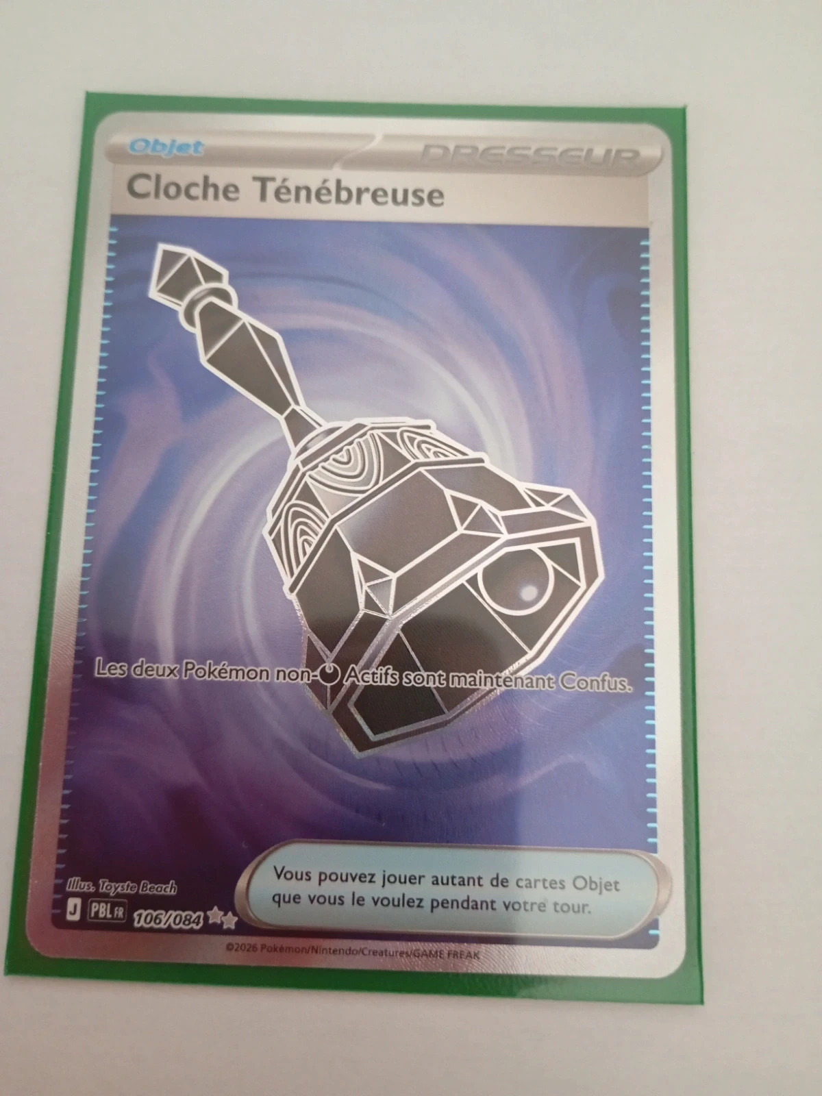 Cloche ténébreuse pokémon