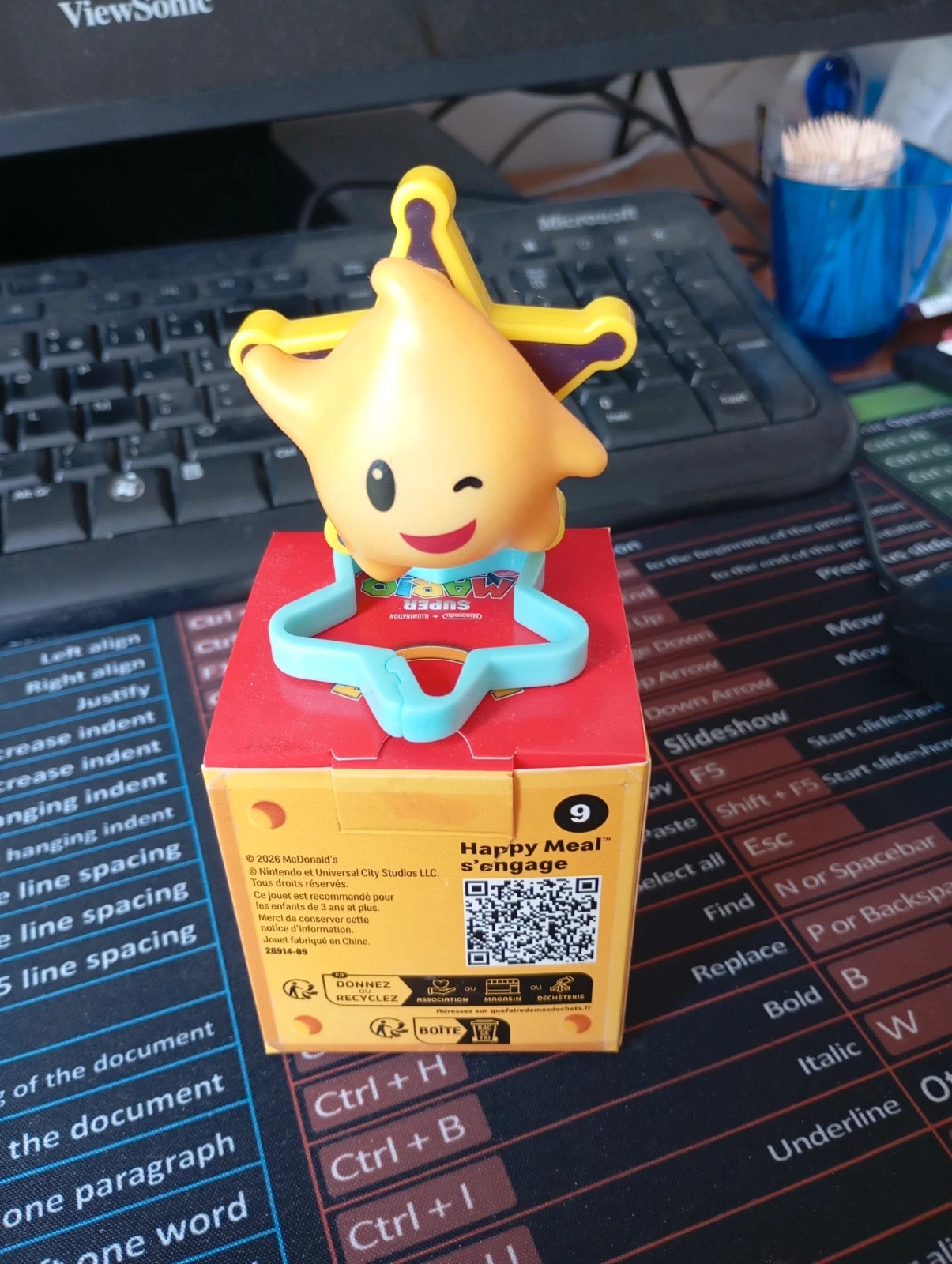 Lot de figurines Mario de chez mac do – McDonald's – taille Prématuré, jusqu'à 44cm 2