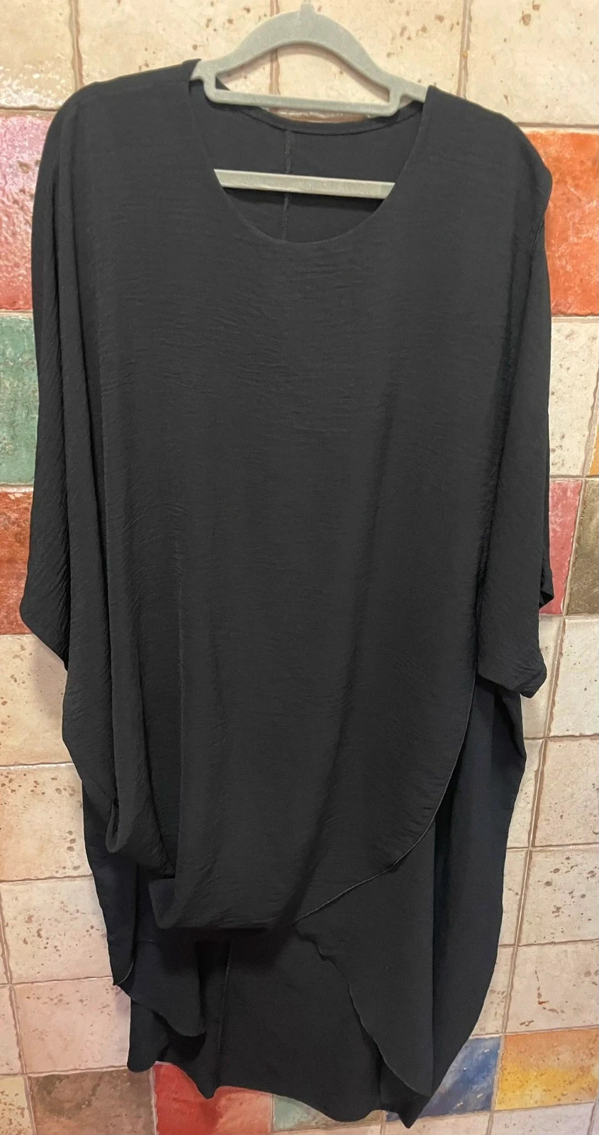 Conjunto negro pantalón y blusón./oversize/clasico – sin marca – taille XXXL / 46 / 18 3